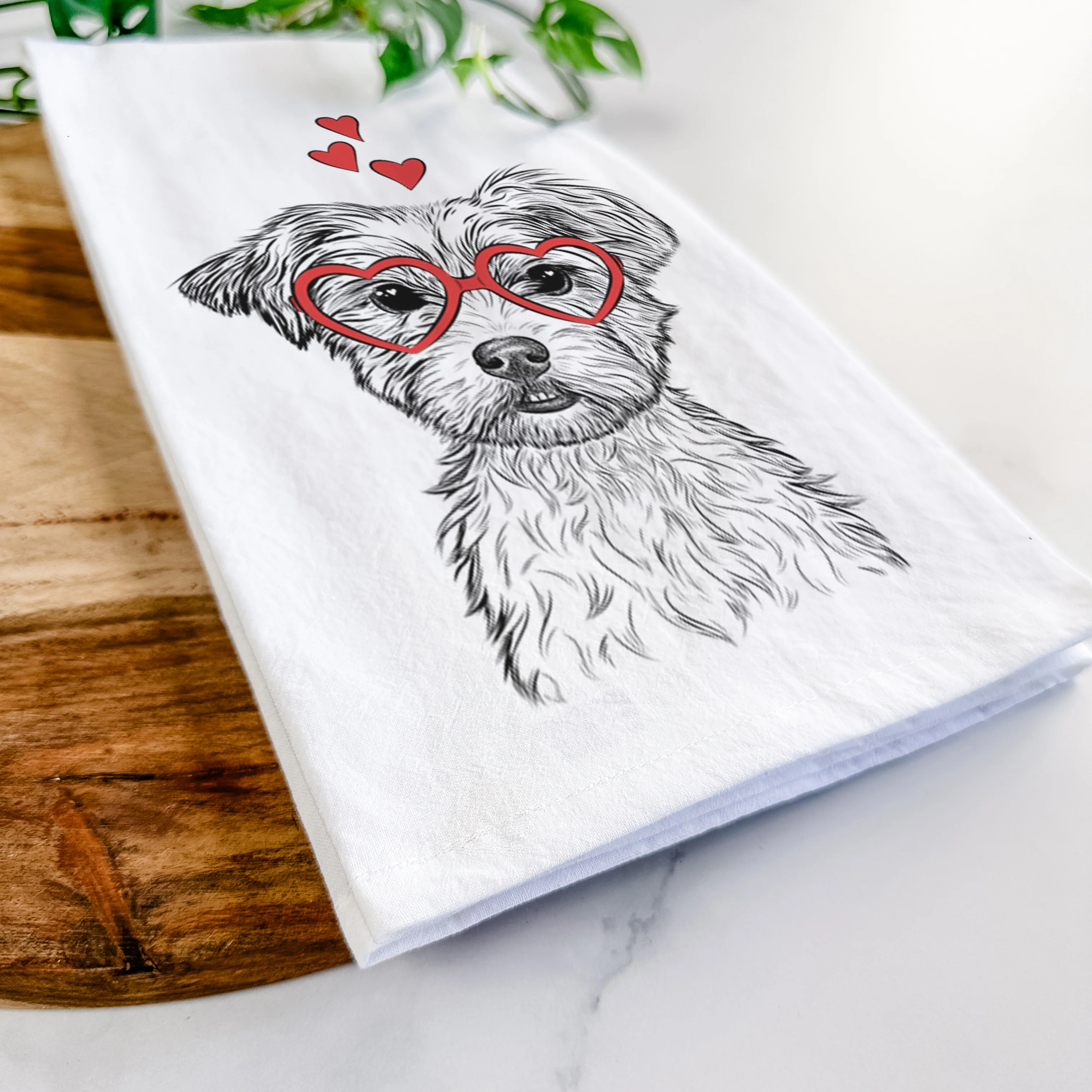 William Mitchell Newman the Yorkshire Terrier Tea Towel - Image 7