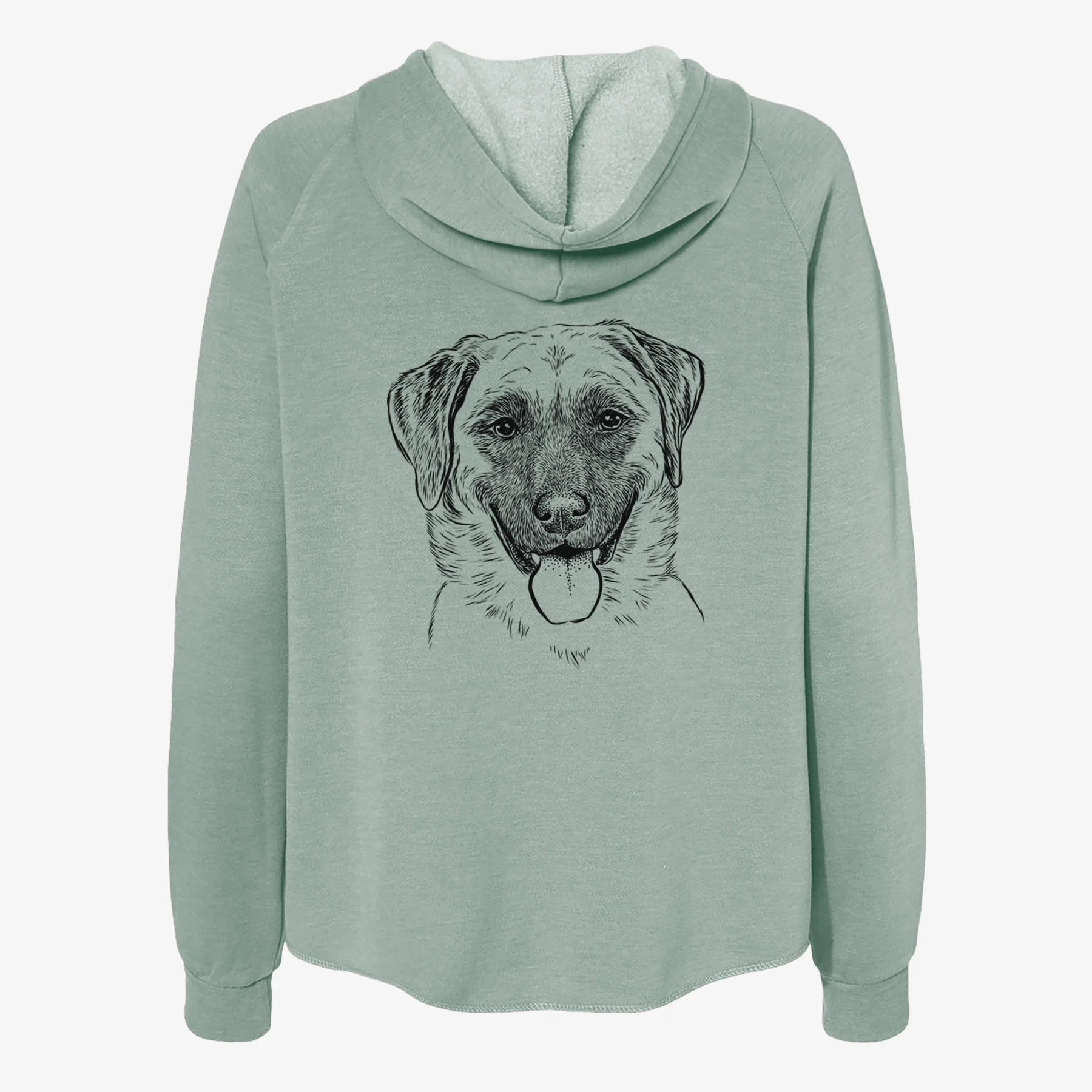Willow the Anatolian Shepherd - Women's Cali Wave Zip-Up Sweatshirt - Image 4