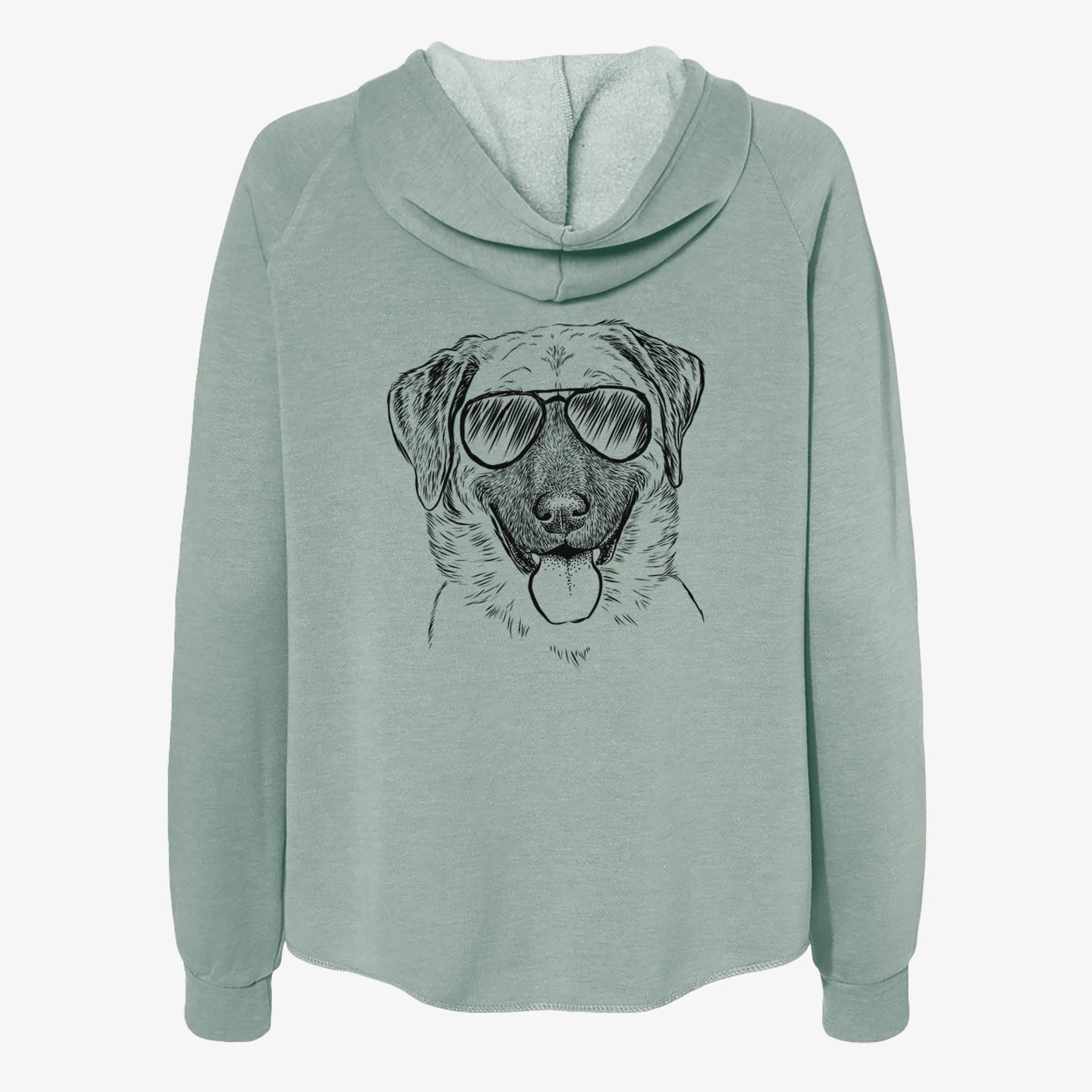 Willow the Anatolian Shepherd - Women's Cali Wave Zip-Up Sweatshirt - Image 7