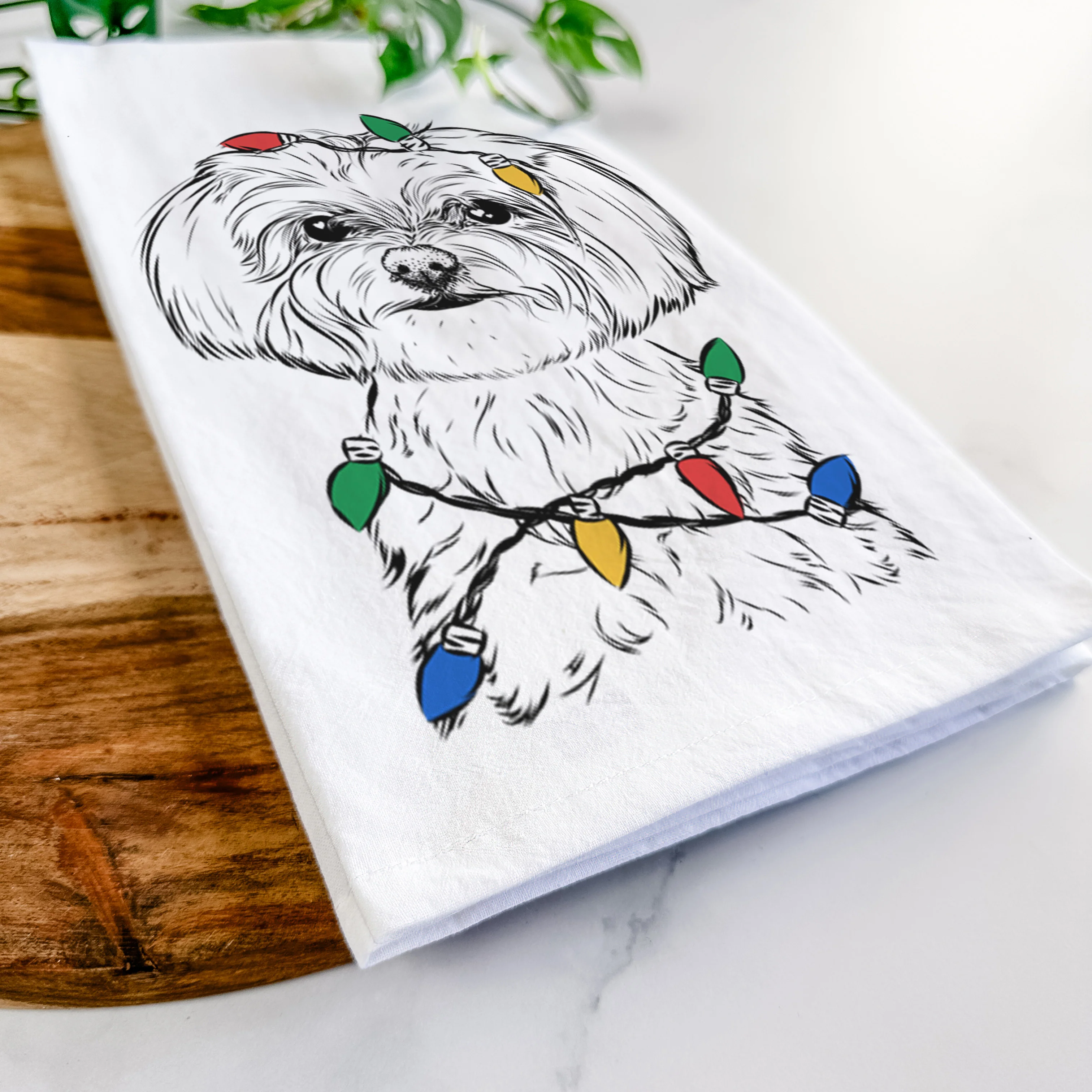 Willow the Maltese Tea Towel - Image 10
