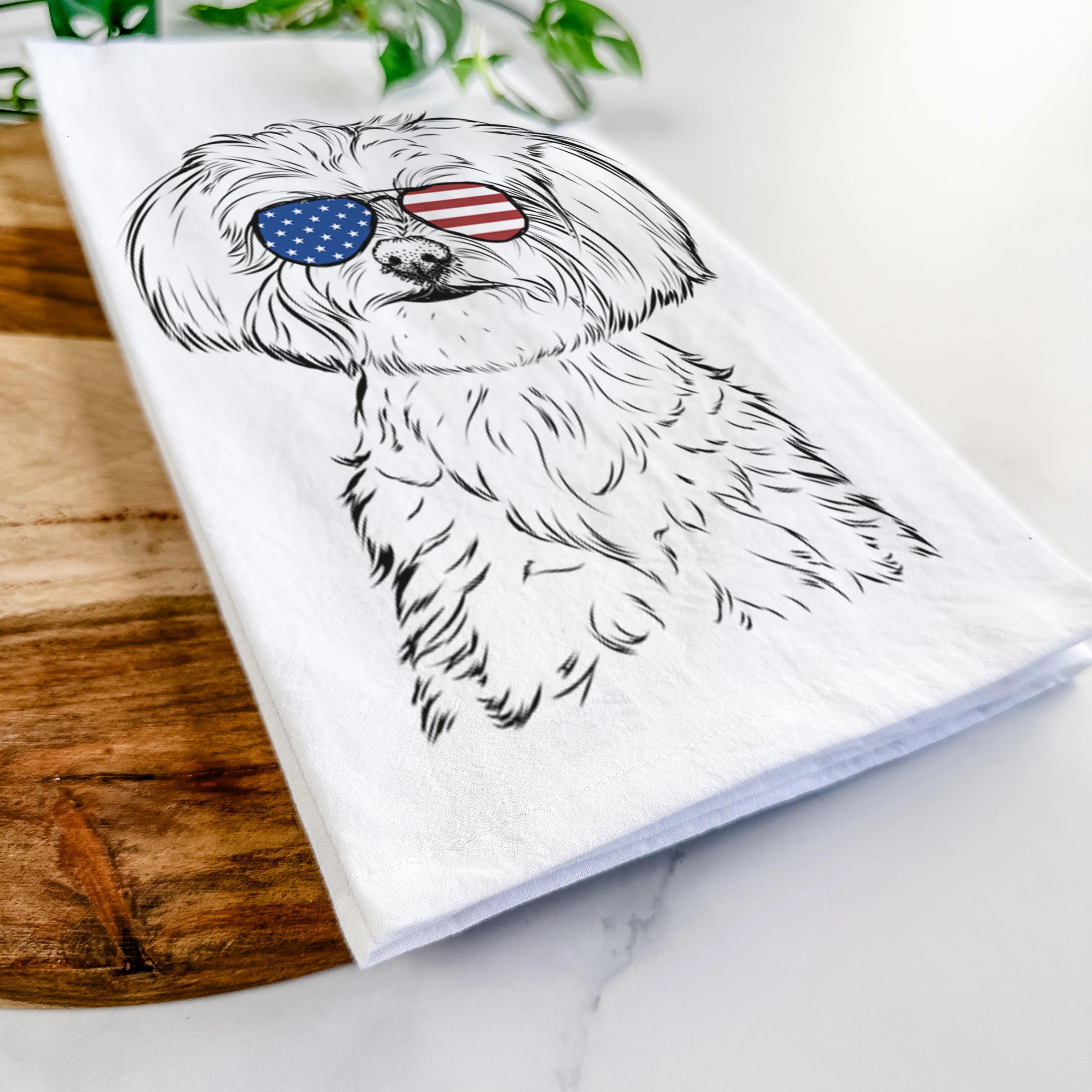 Willow the Maltese Tea Towel - Image 12