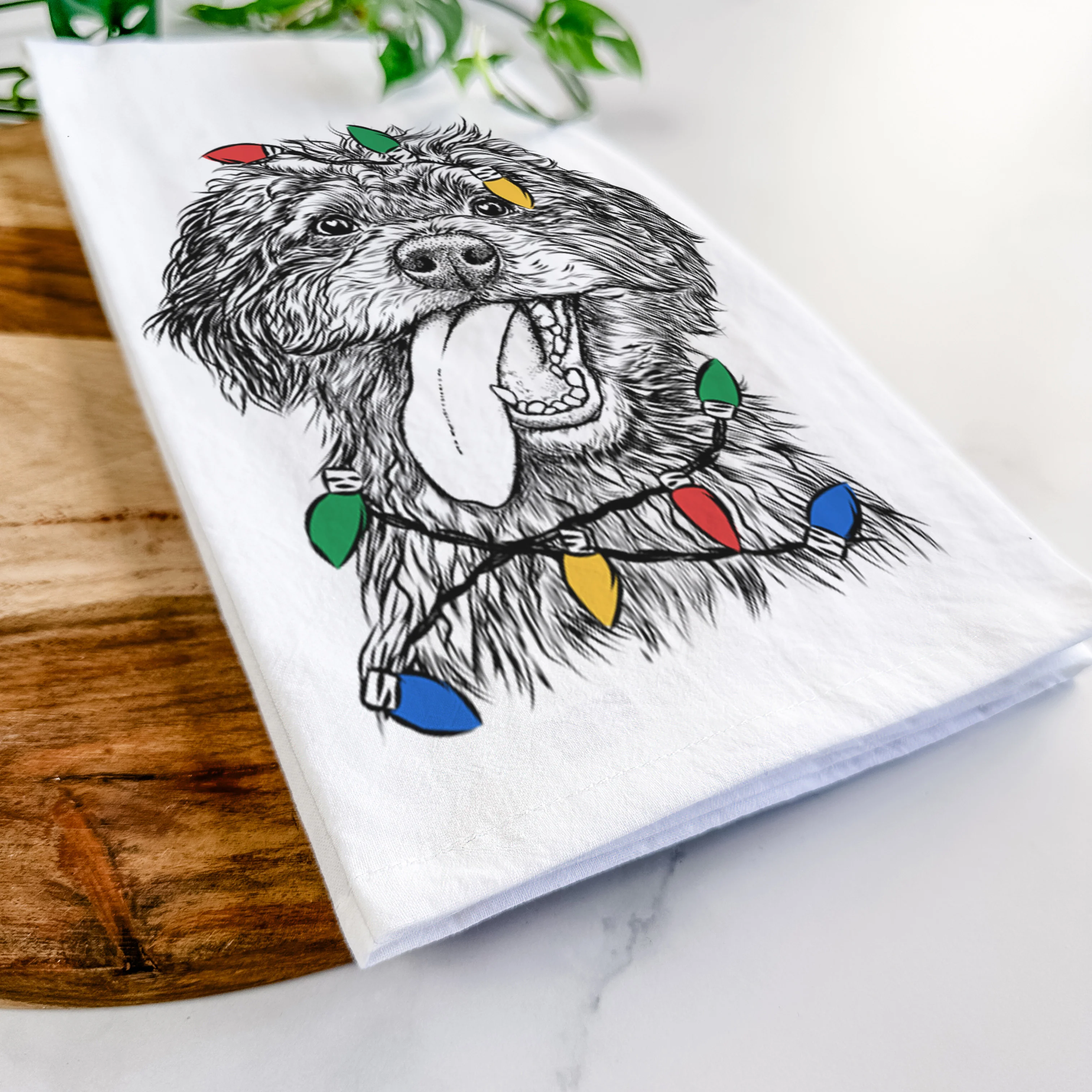 Winnie the Mini Aussiedoodle Tea Towel - Image 10