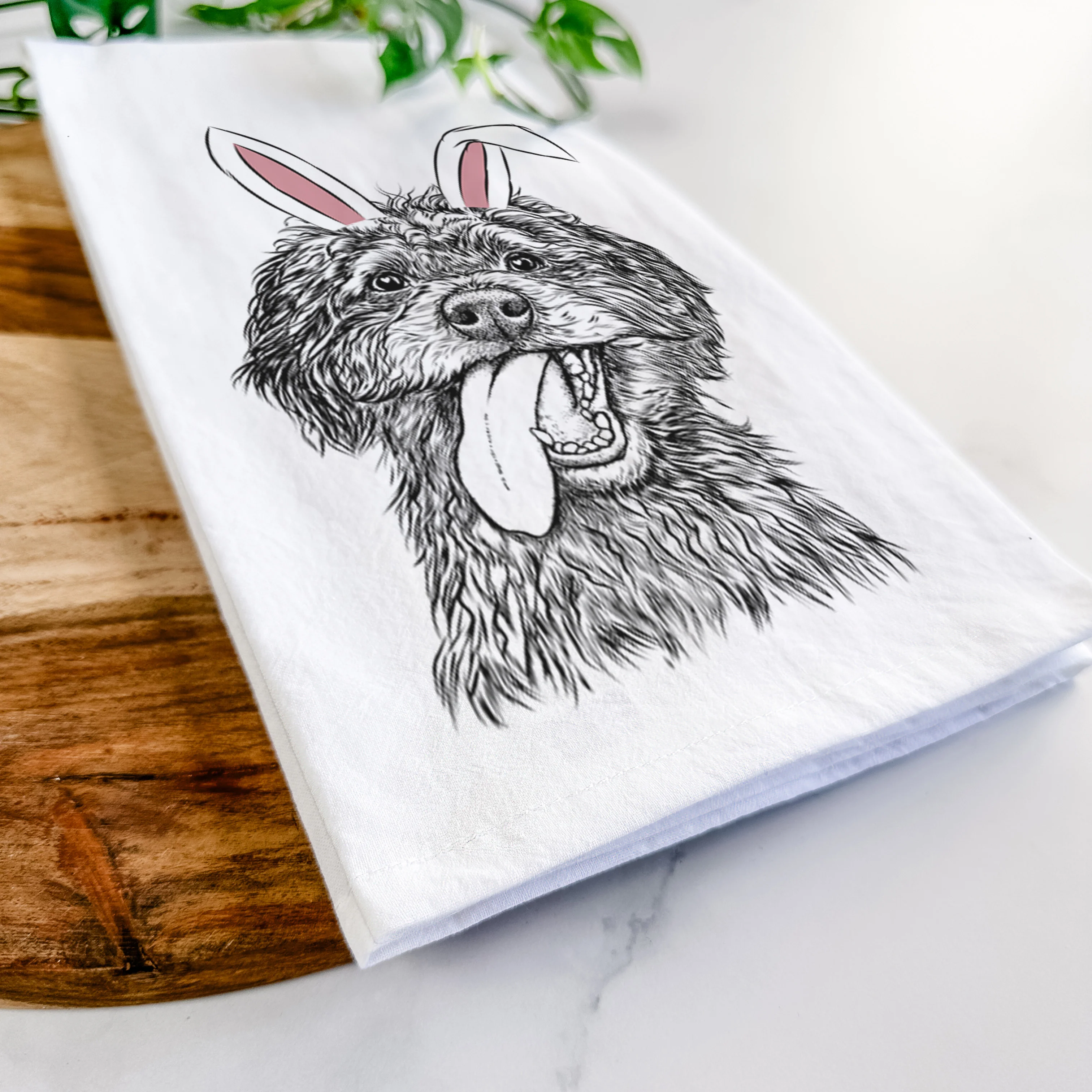 Winnie the Mini Aussiedoodle Tea Towel - Image 14