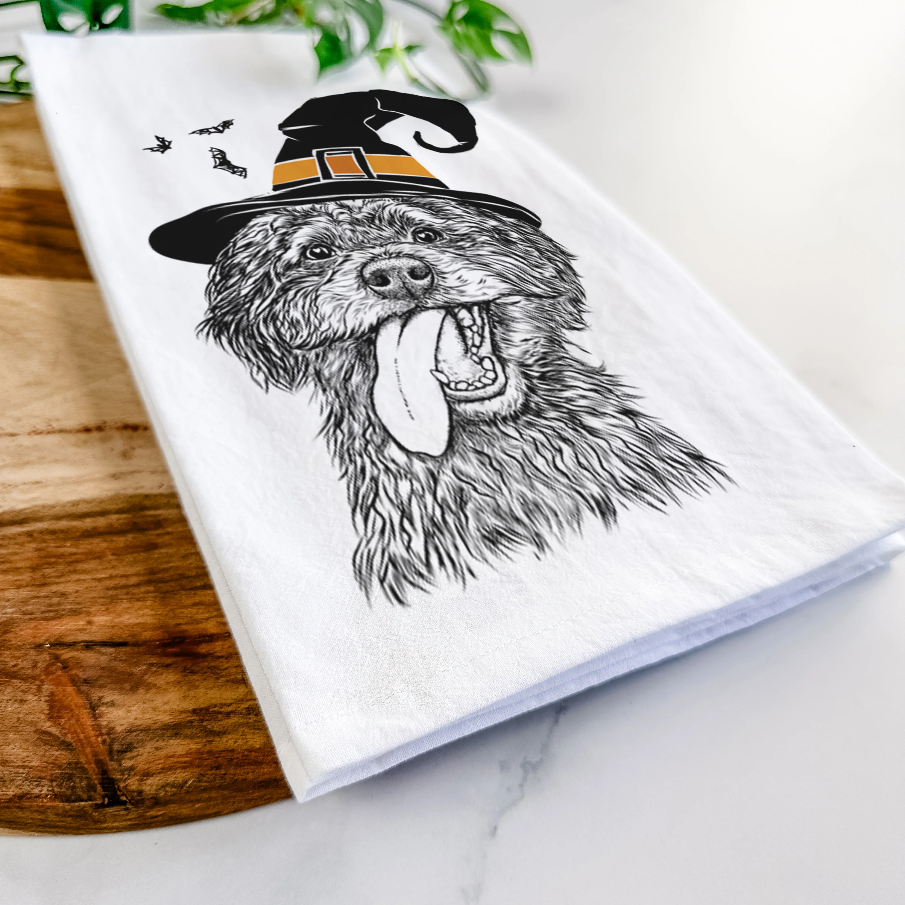 Winnie the Mini Aussiedoodle Tea Towel - Image 8