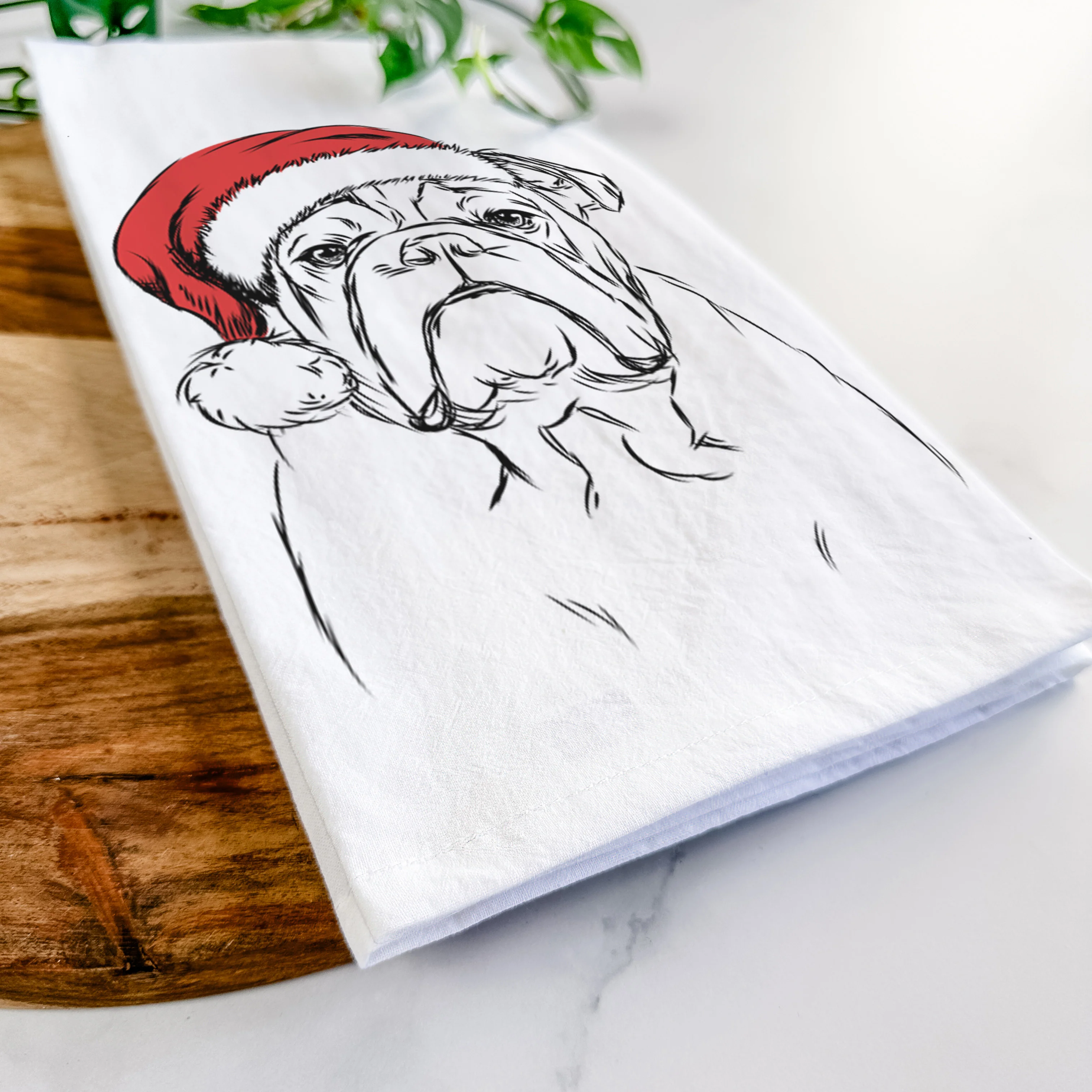 Winston the English Bulldog Tea Towel - Image 9
