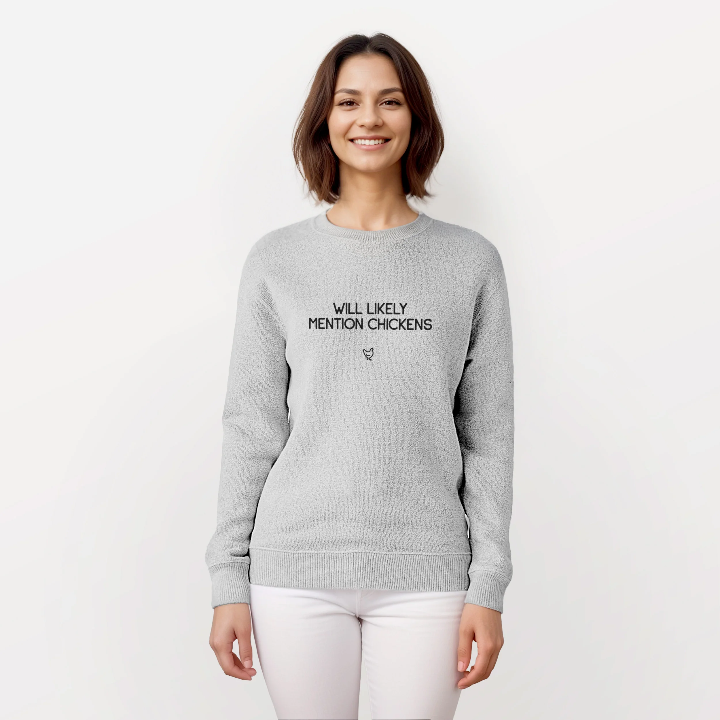 Will Likely Mention Chickens - Knit Sweatshirt - Image 2