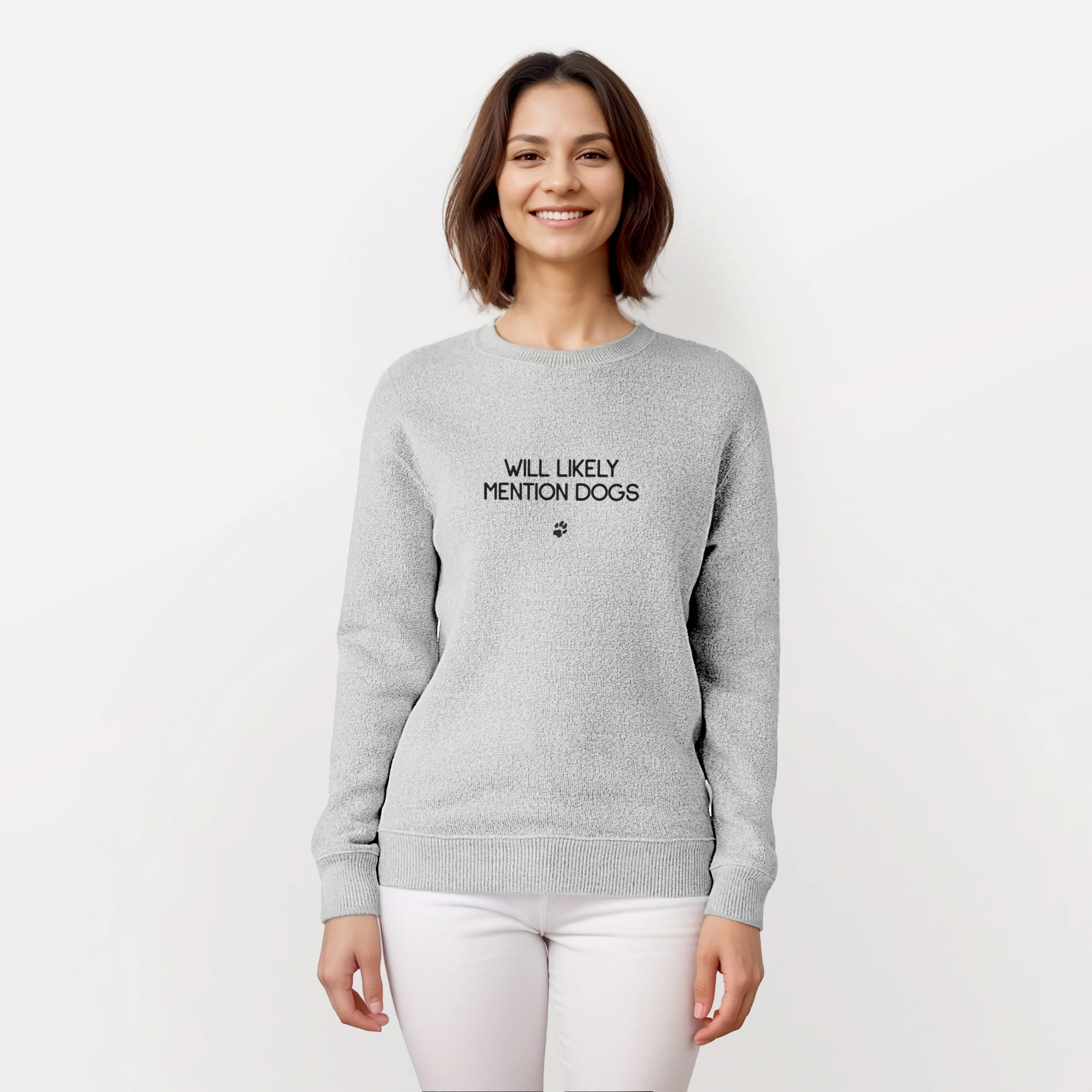 Will Likely Mention Dogs - Knit Sweatshirt - Image 2