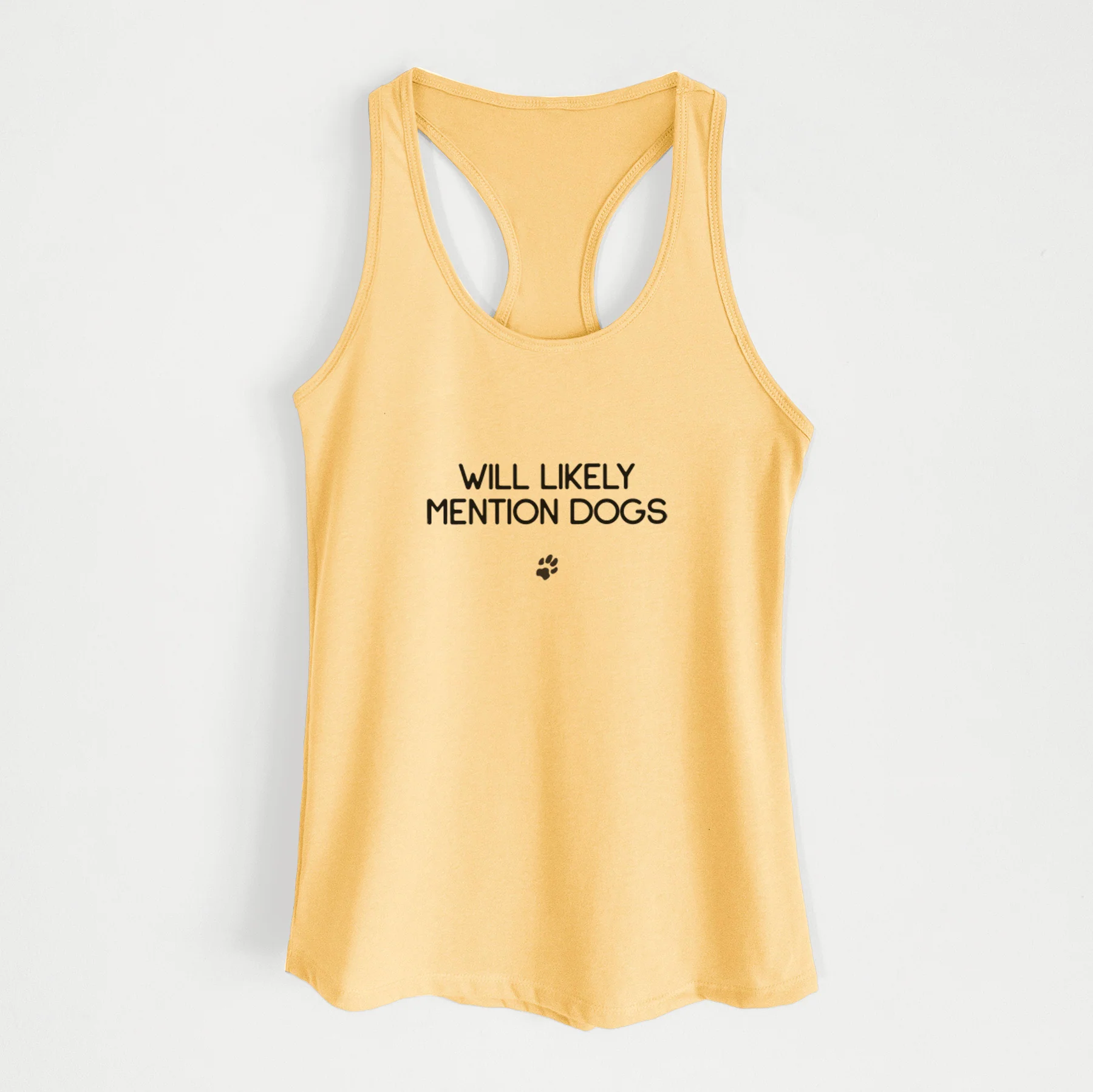 Will Likely Mention Dogs - Women's Racerback Tanktop - Image 3