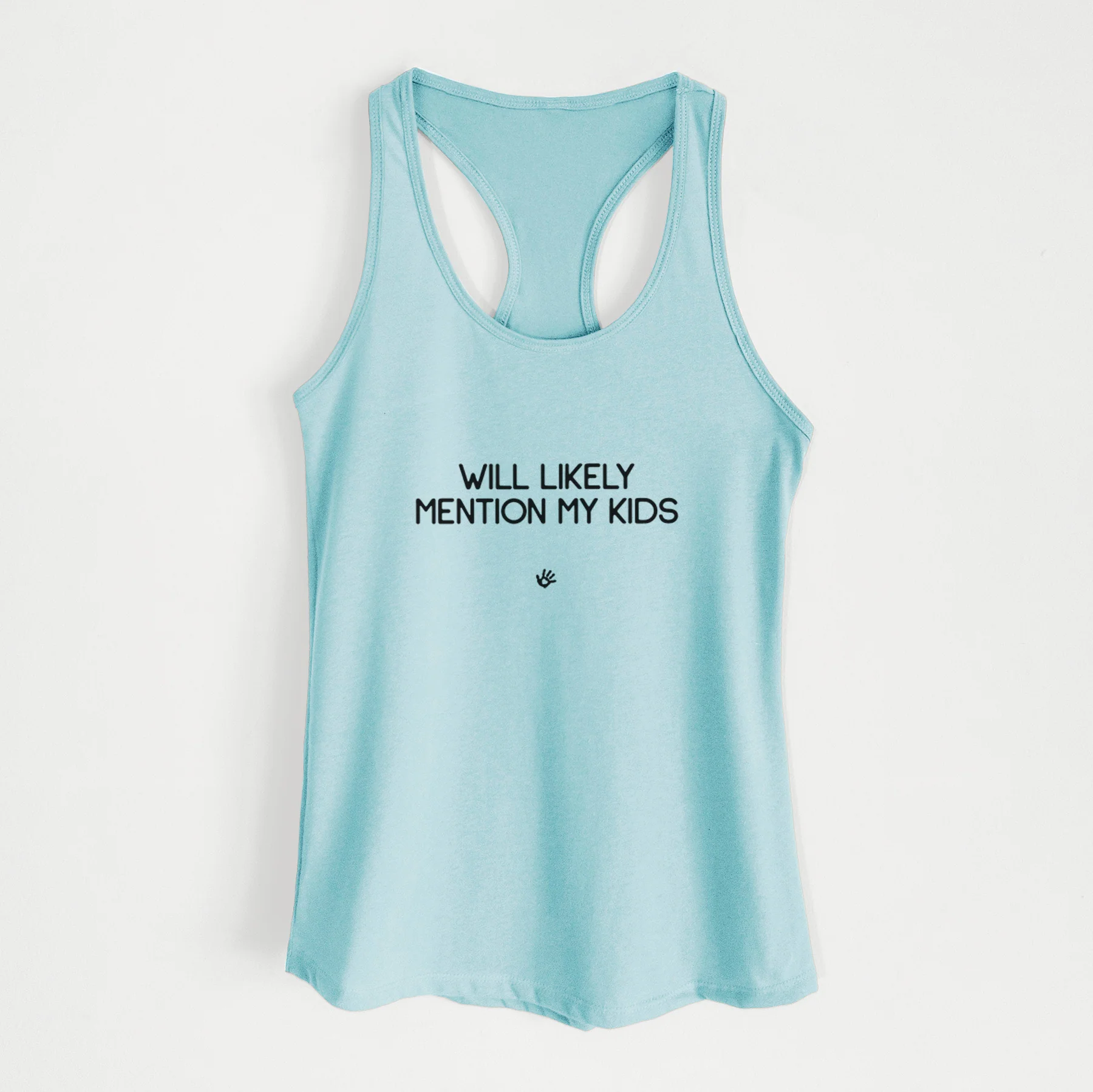 Will Likely Mention My Kids - Women's Racerback Tanktop - Image 2