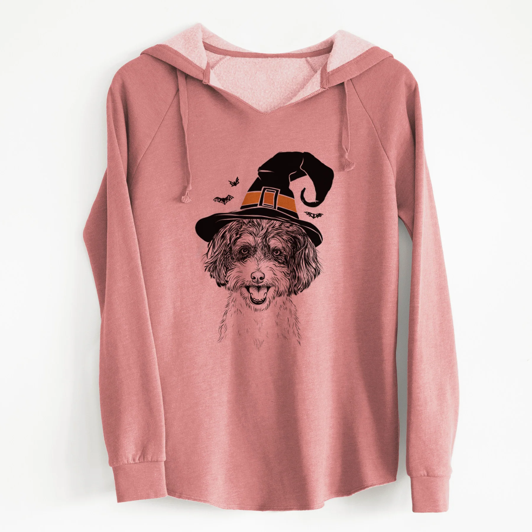 Witch Carlos the Cavapoo - Cali Wave Hooded Sweatshirt - Image 6
