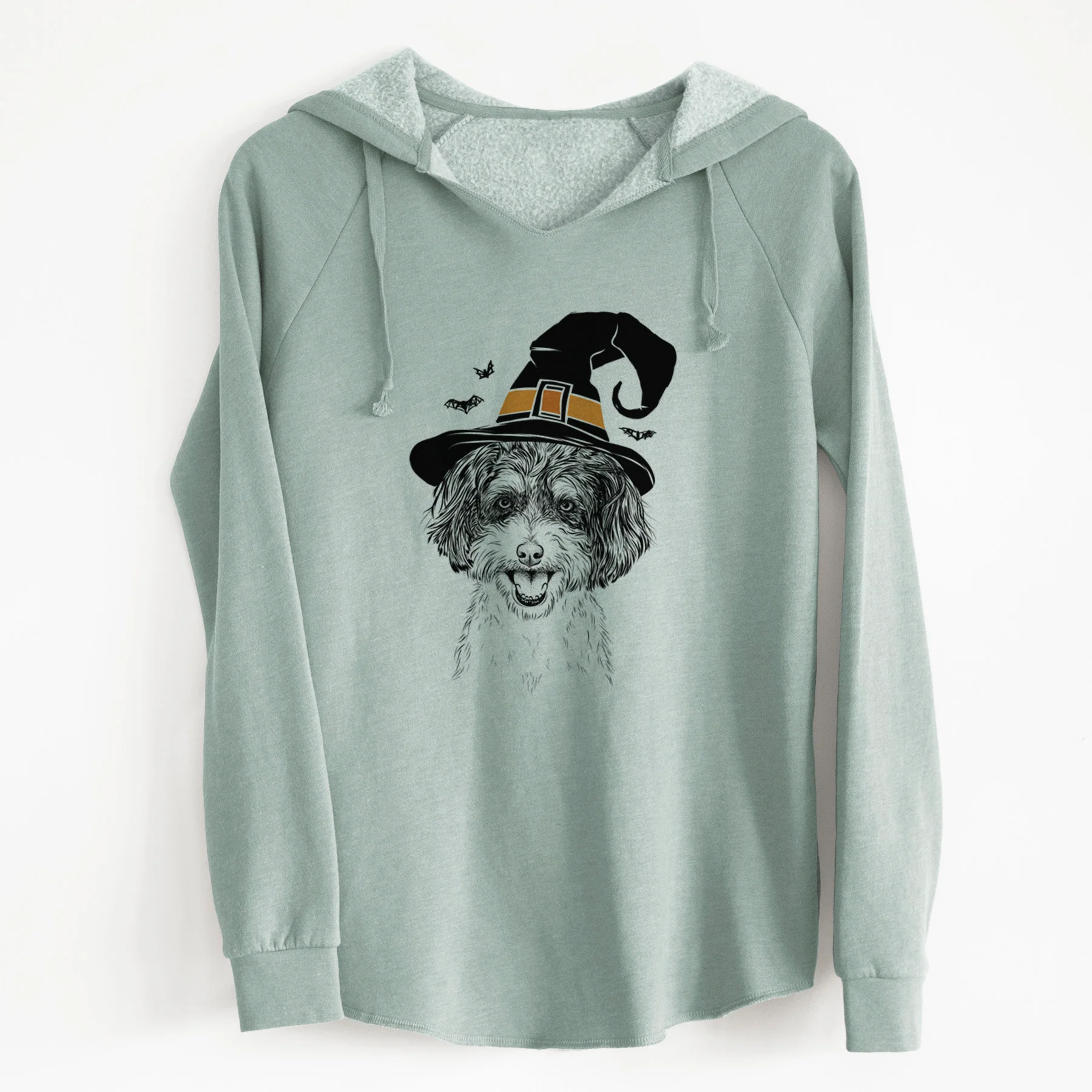 Witch Carlos the Cavapoo - Cali Wave Hooded Sweatshirt - Image 7