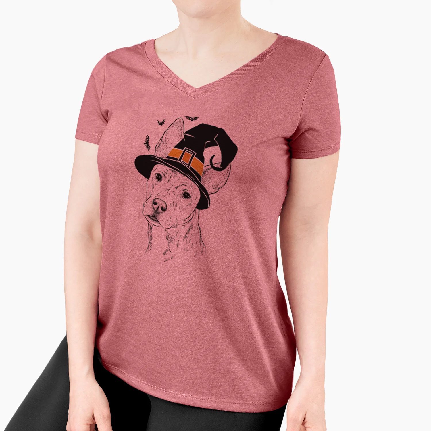 Witch Diesel the Mixed Breed - Women's Perfect V-neck Shirt - Image 7