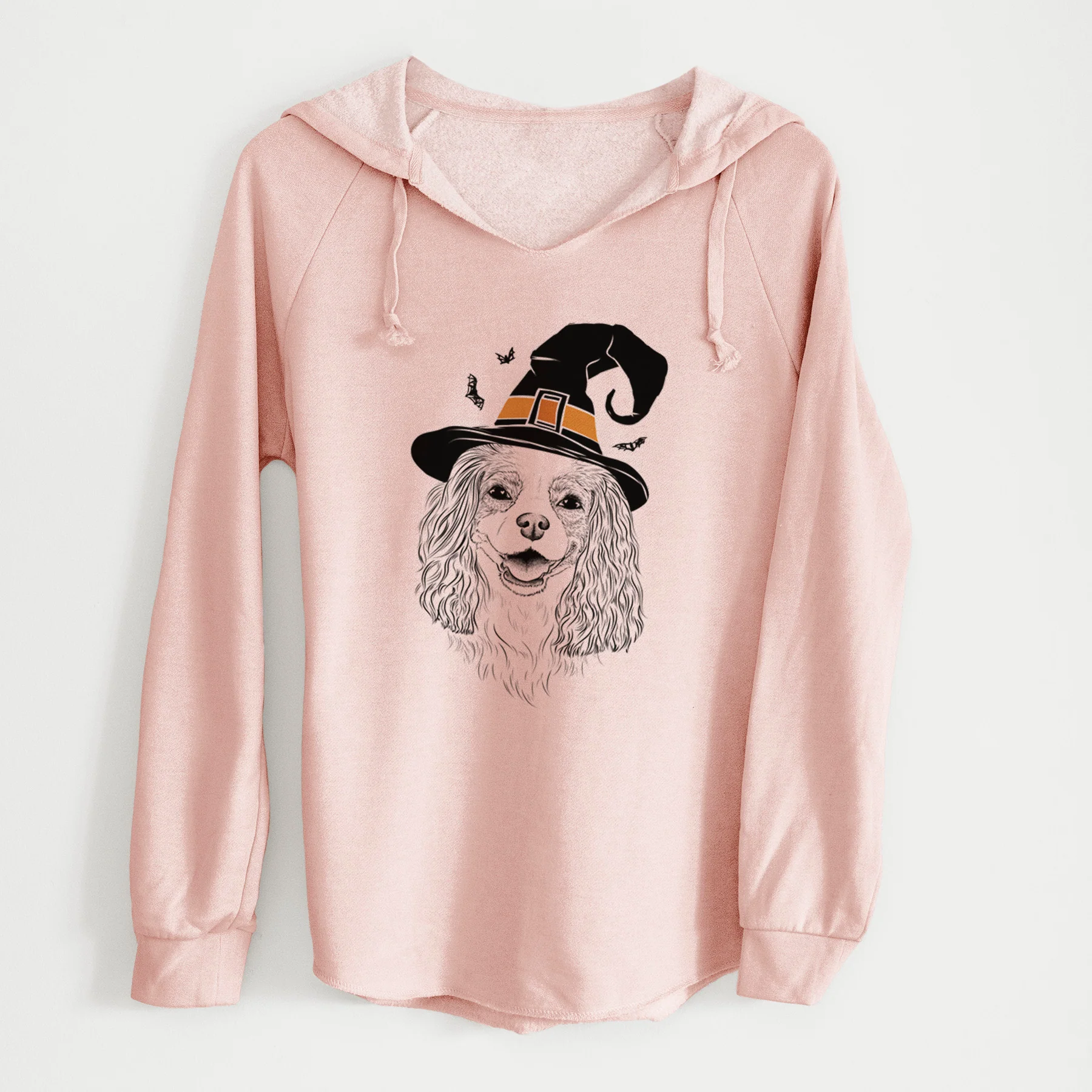 Witch Halley Comet the Cavalier King Charles Spaniel - Cali Wave Hooded Sweatshirt - Image 5