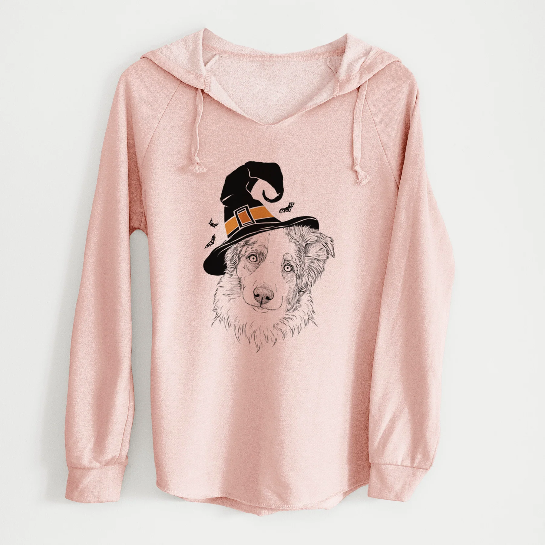 Witch HoneyBee the Miniature Australian Shepherd - Cali Wave Hooded Sweatshirt - Image 5