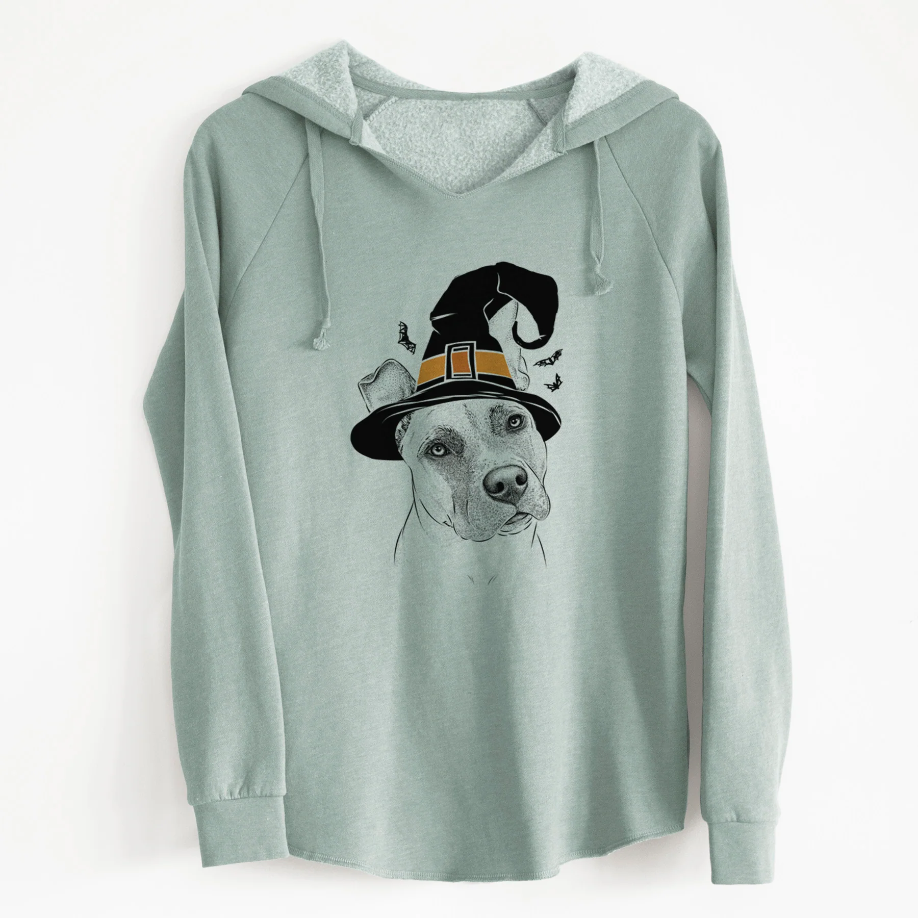 Witch Ivy the Pitbull Mix - Cali Wave Hooded Sweatshirt - Image 7