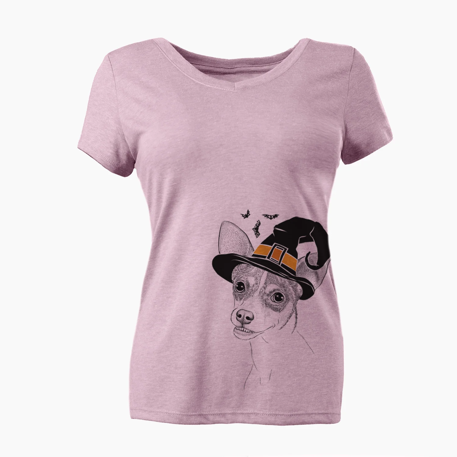 Witch Kailani the Chihuahua Mix - Women's Perfect V-neck Shirt - Image 2