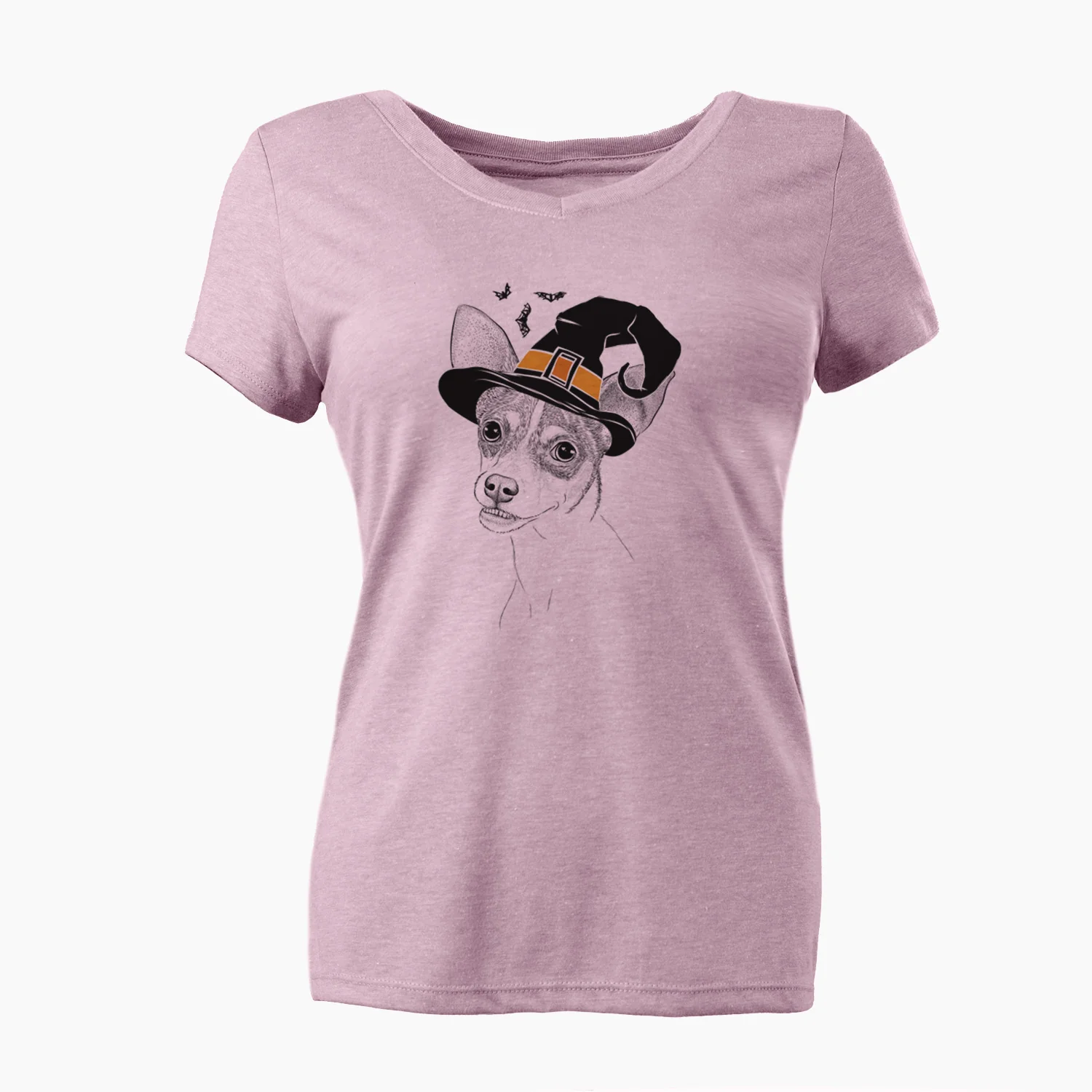 Witch Kailani the Chihuahua Mix - Women's Perfect V-neck Shirt - Image 6