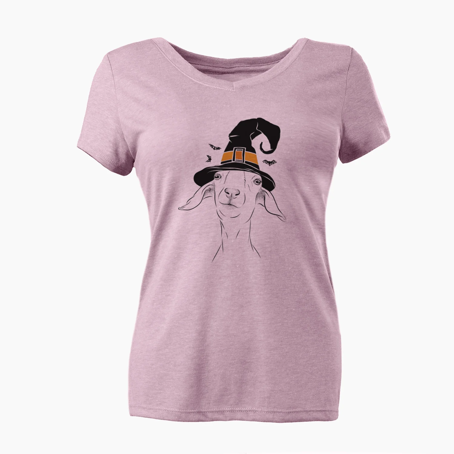 Witch Kara Dune the Spanish Boer Goat - Women's Perfect V-neck Shirt - Image 6