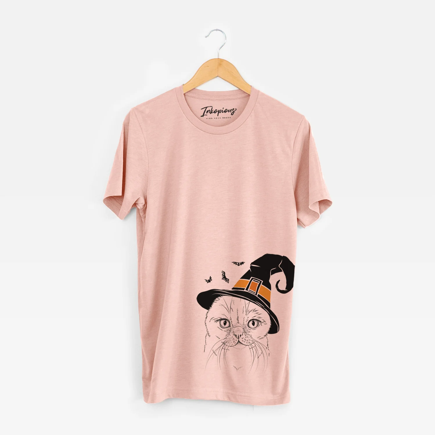 Witch Lina the Exotic Fold Cat - Unisex Crewneck - Image 3