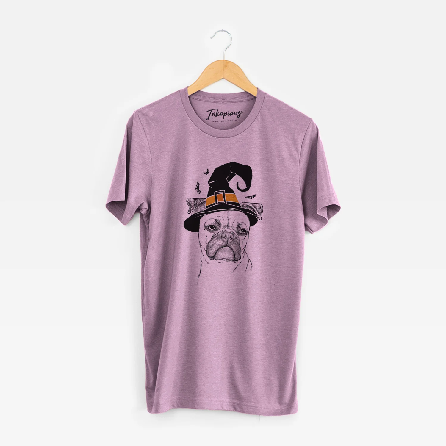 Witch Mack the Bugg (Boston Terrier/Pug) - Unisex Crewneck - Image 7