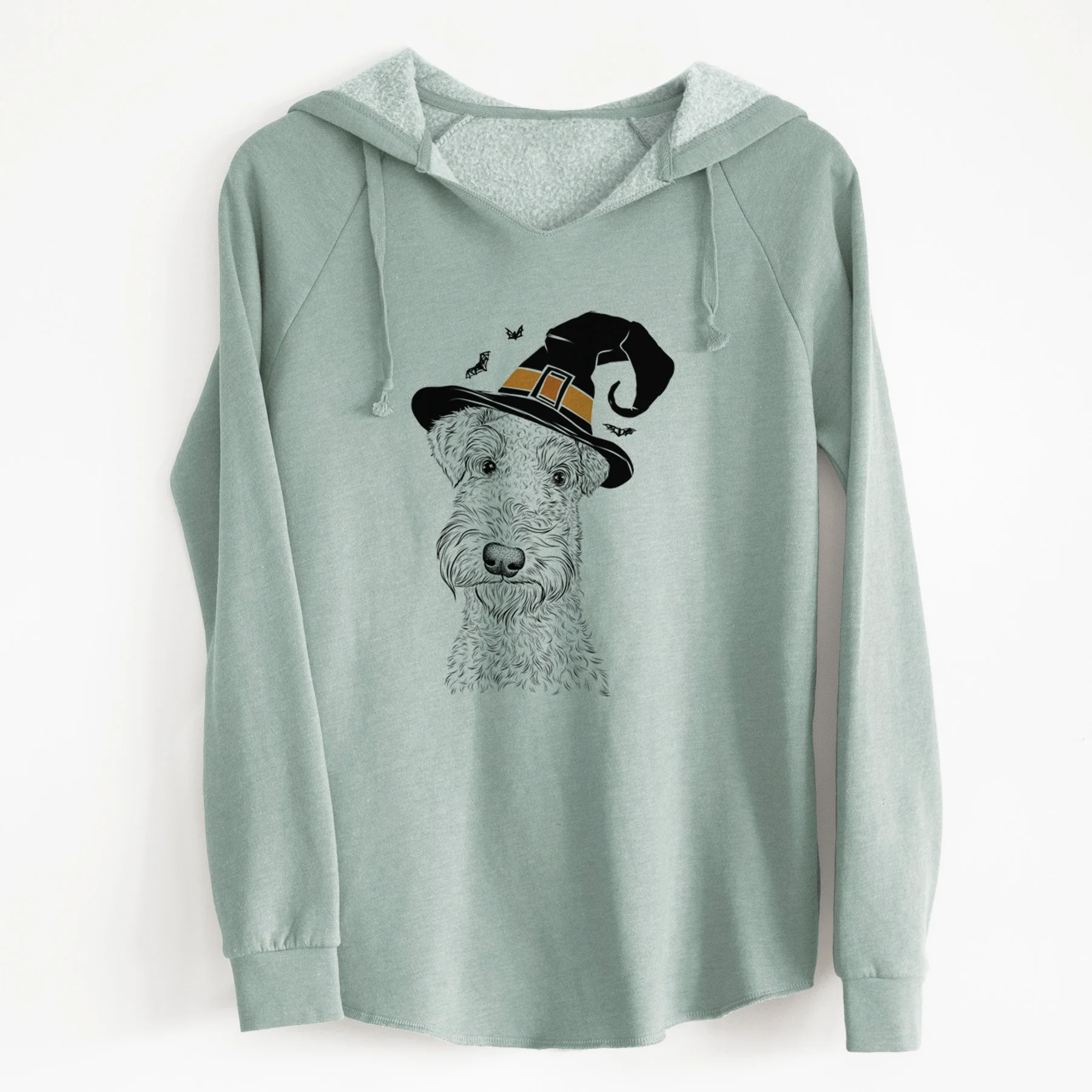 Witch Roc Haven Maggie May the Airedale Terrier - Cali Wave Hooded Sweatshirt - Image 7