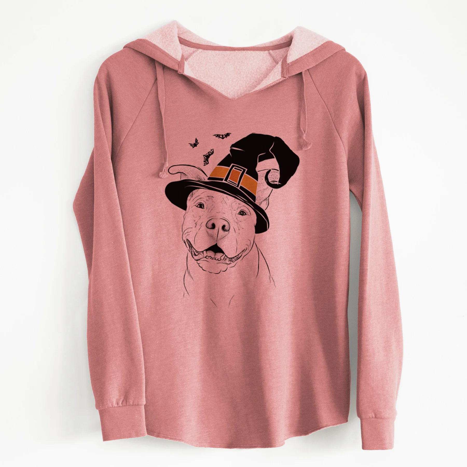 Witch Malibu the Staffordshire Terrier/Pitbull Mix - Cali Wave Hooded Sweatshirt - Image 6