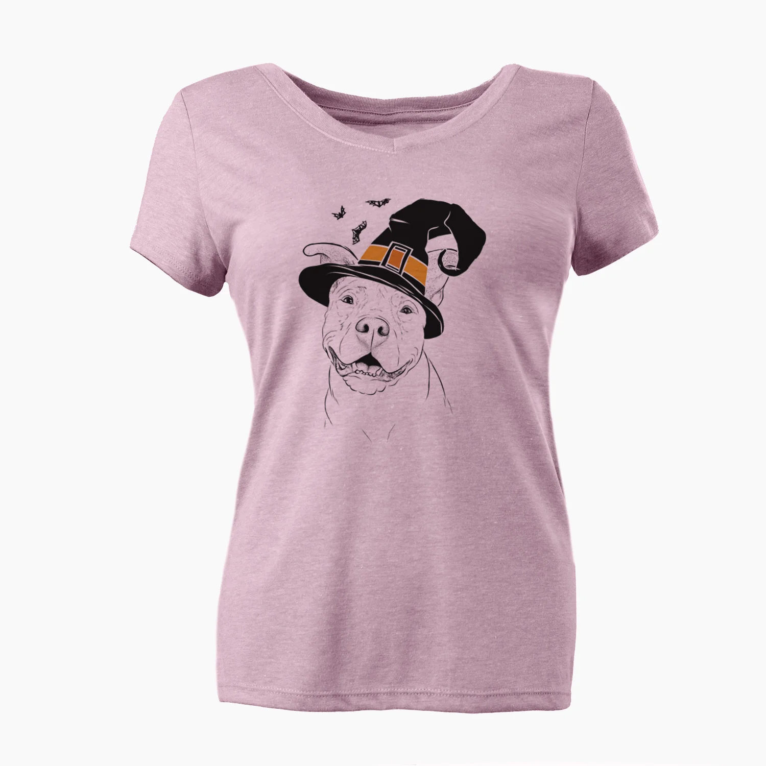 Witch Malibu the Staffordshire Terrier/Pitbull Mix - Women's Perfect V-neck Shirt - Image 6