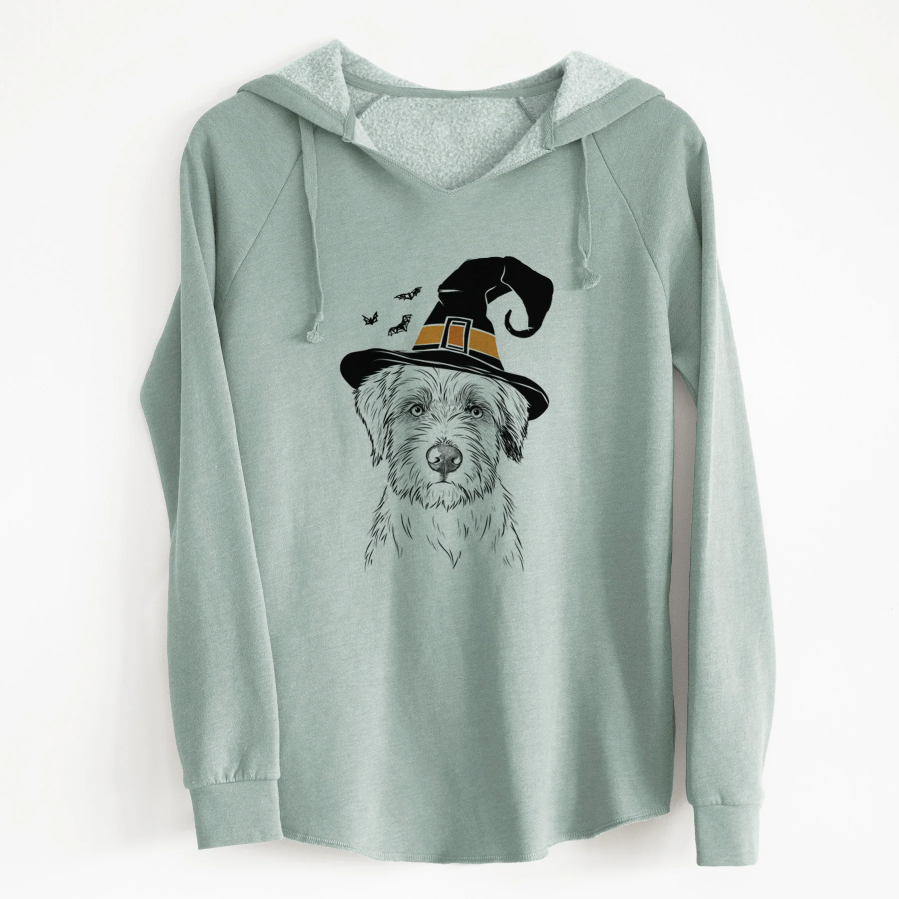Witch Marek the Bernedoodle - Cali Wave Hooded Sweatshirt - Image 7
