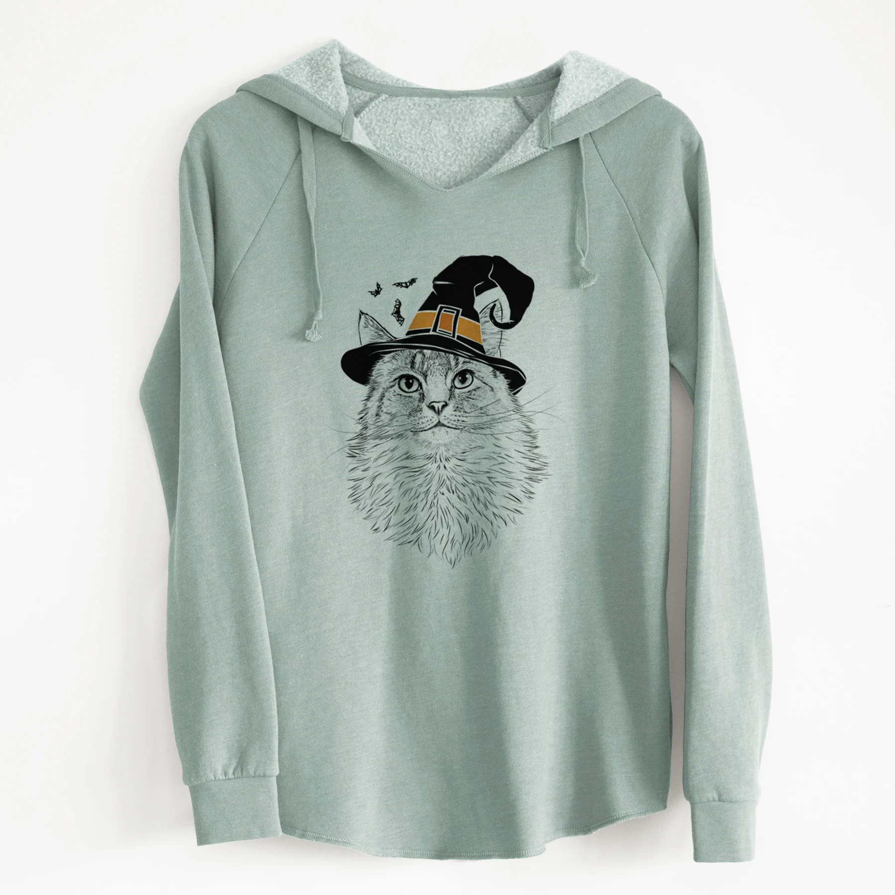Witch Olive the Cat - Cali Wave Hooded Sweatshirt - Image 7