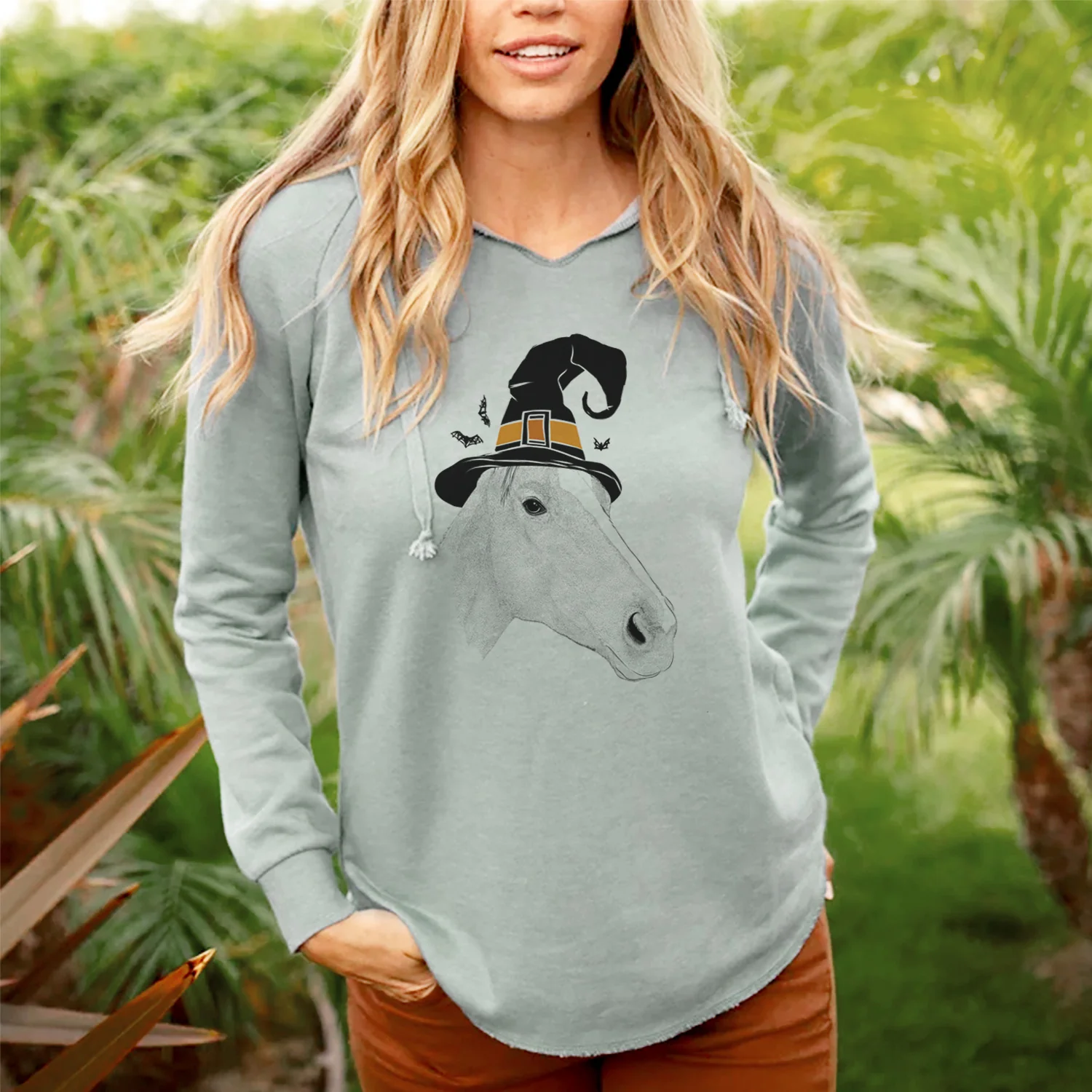 Witch Westley the Horse - Cali Wave Hooded Sweatshirt - Image 3