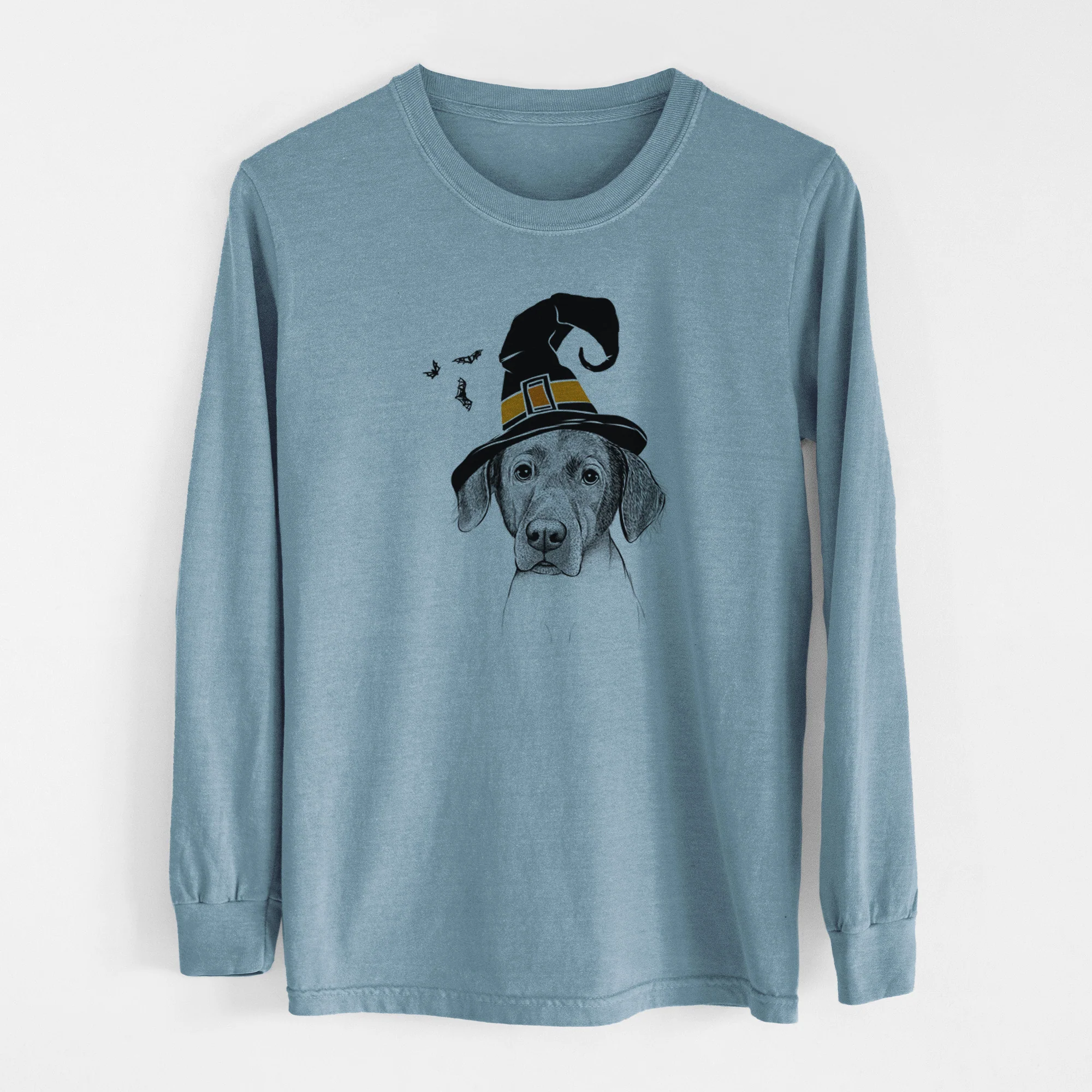 Witch Baldwin the Mixed Breed - Men's Heavyweight 100% Cotton Long Sleeve - Image 8