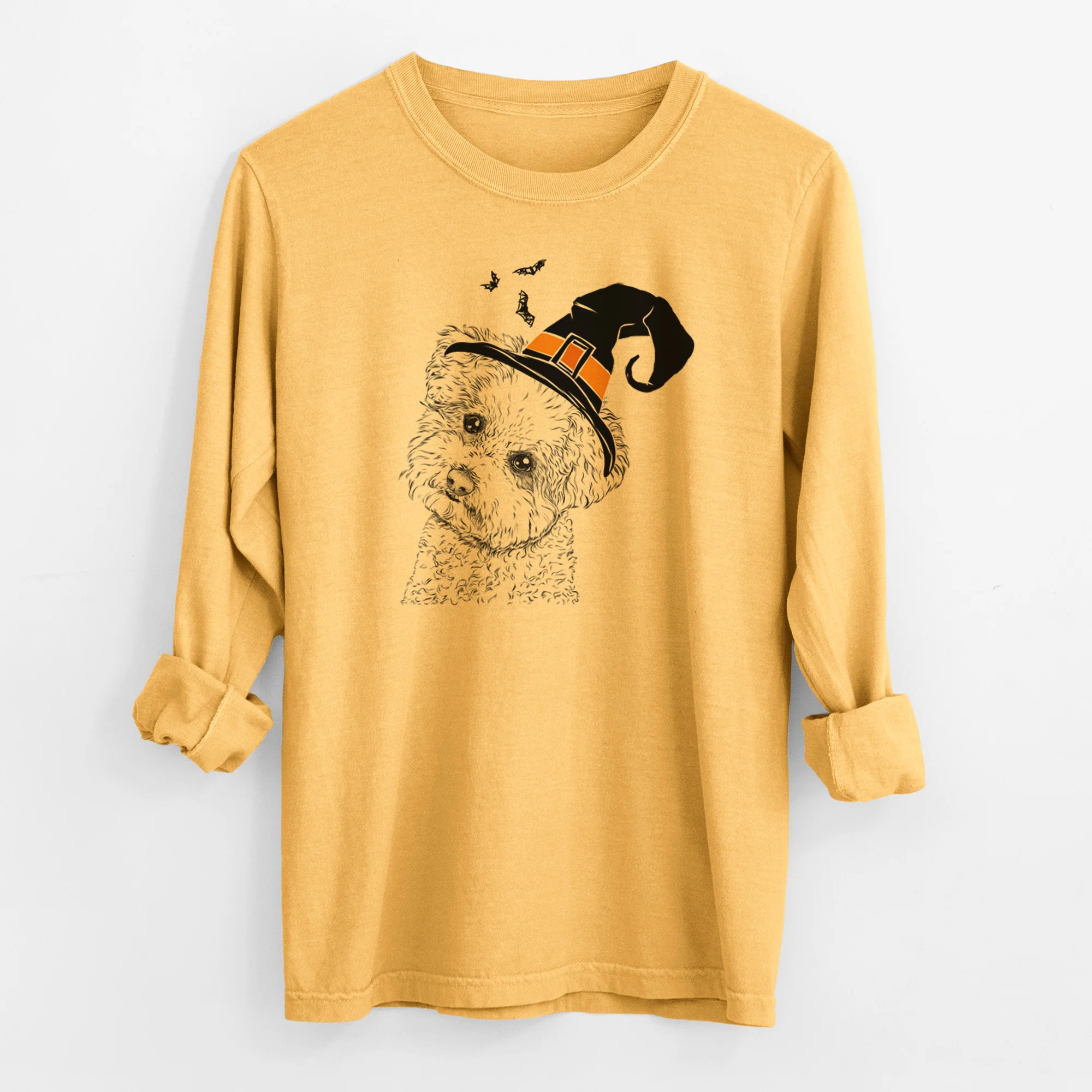 Witch Bento the Bolognese - Men's Heavyweight 100% Cotton Long Sleeve - Image 3