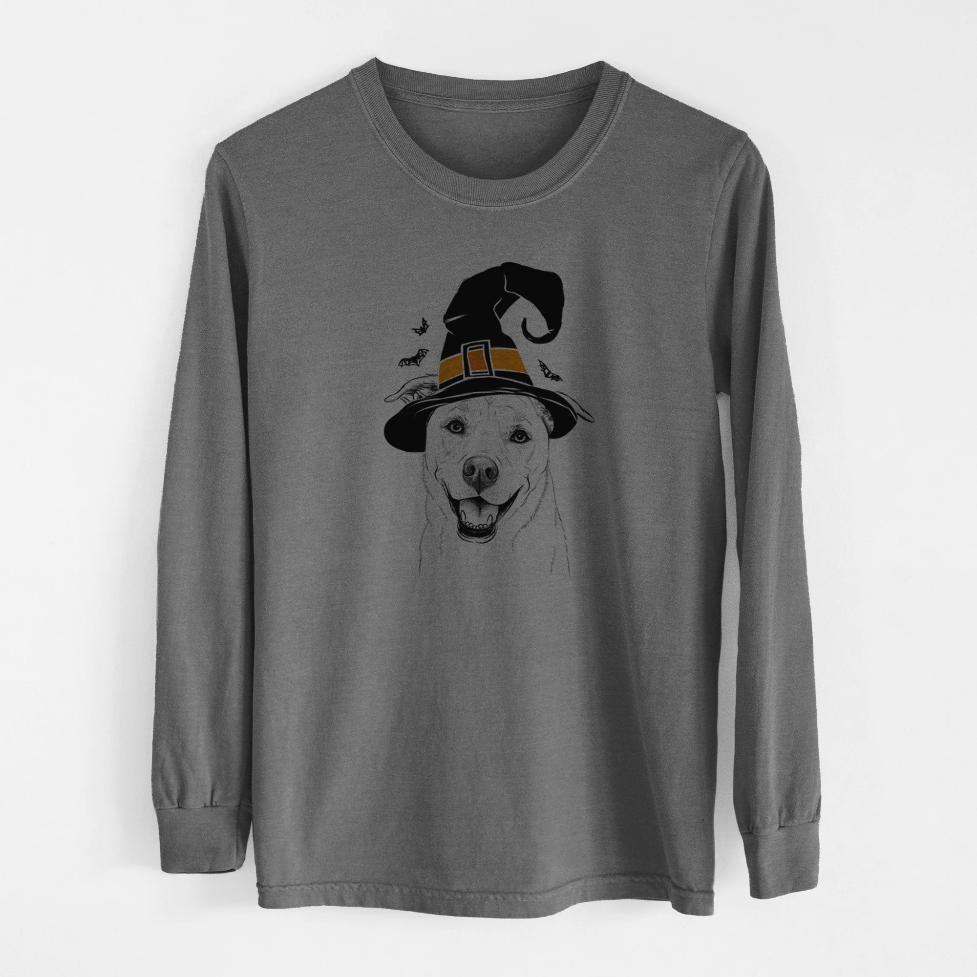Witch Carl the Mixed Breed - Men's Heavyweight 100% Cotton Long Sleeve - Image 13