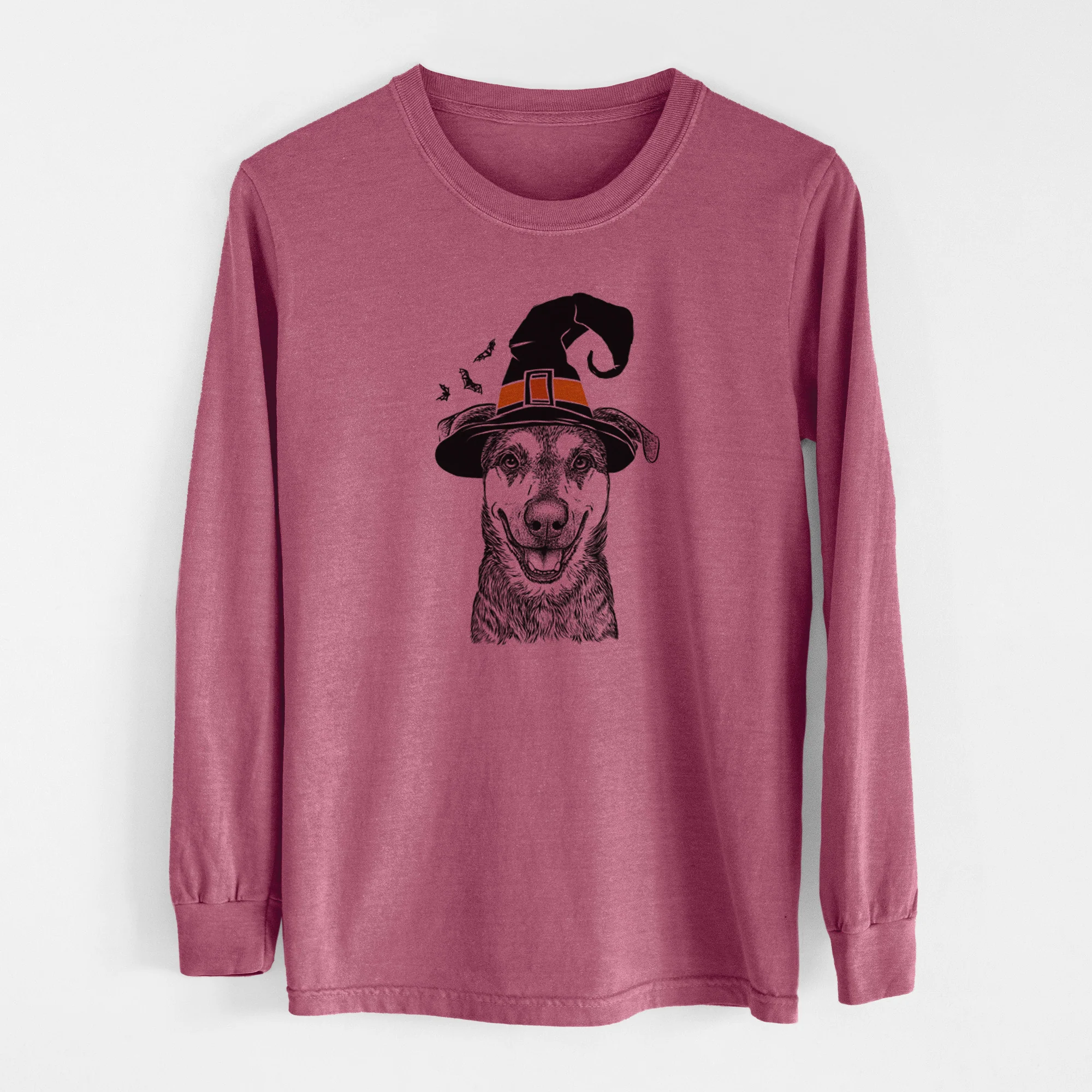 Witch Case the Mixed Breed - Men's Heavyweight 100% Cotton Long Sleeve - Image 11