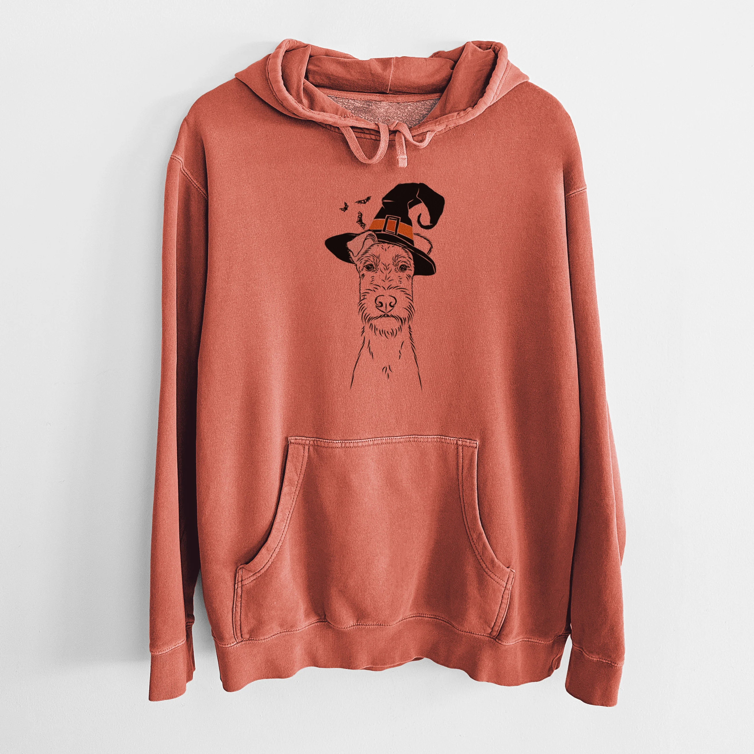 Witch Connor the Irish Terrier - Unisex Pigment Dyed Hoodie - Image 7