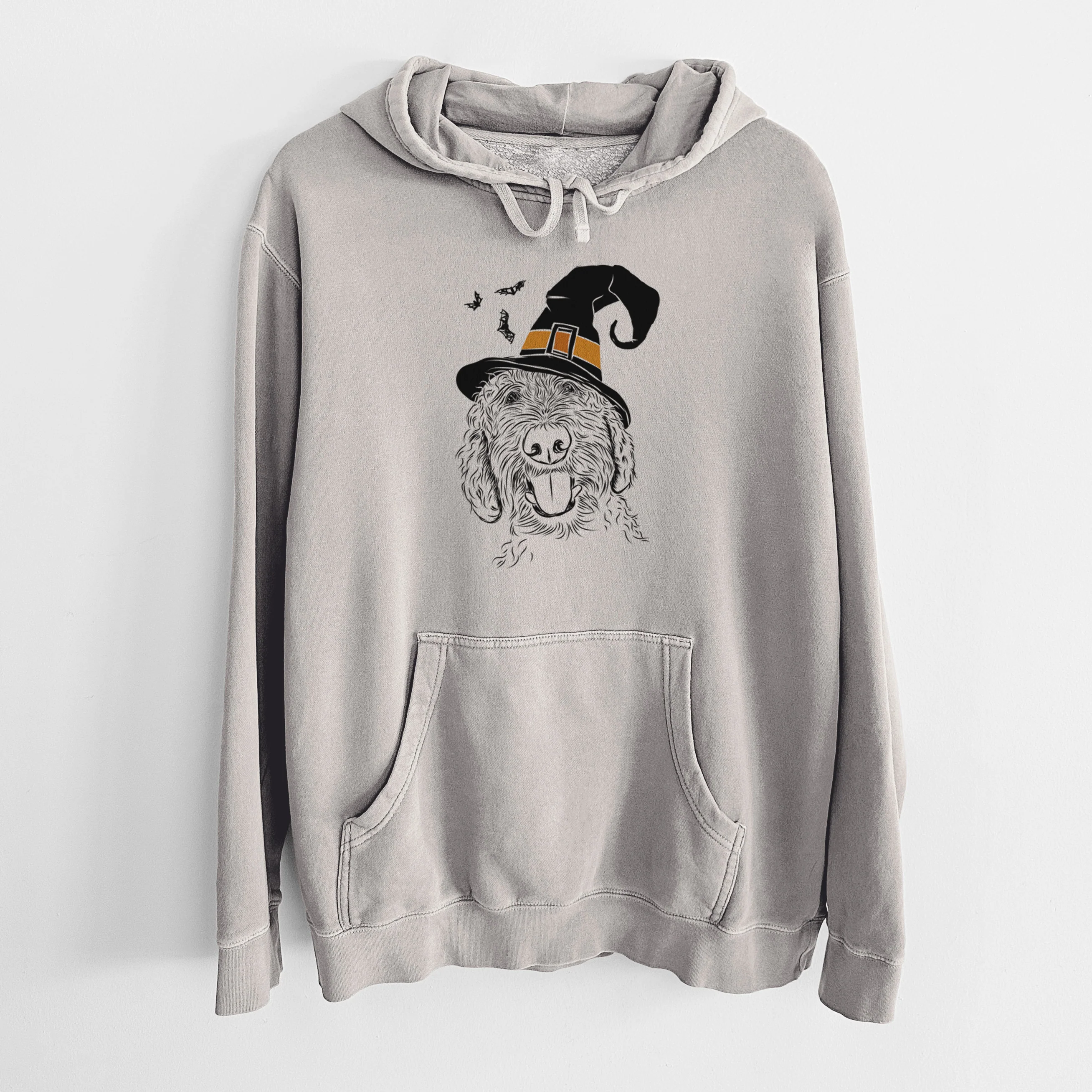 Witch Dixie the Doodle - Unisex Pigment Dyed Hoodie