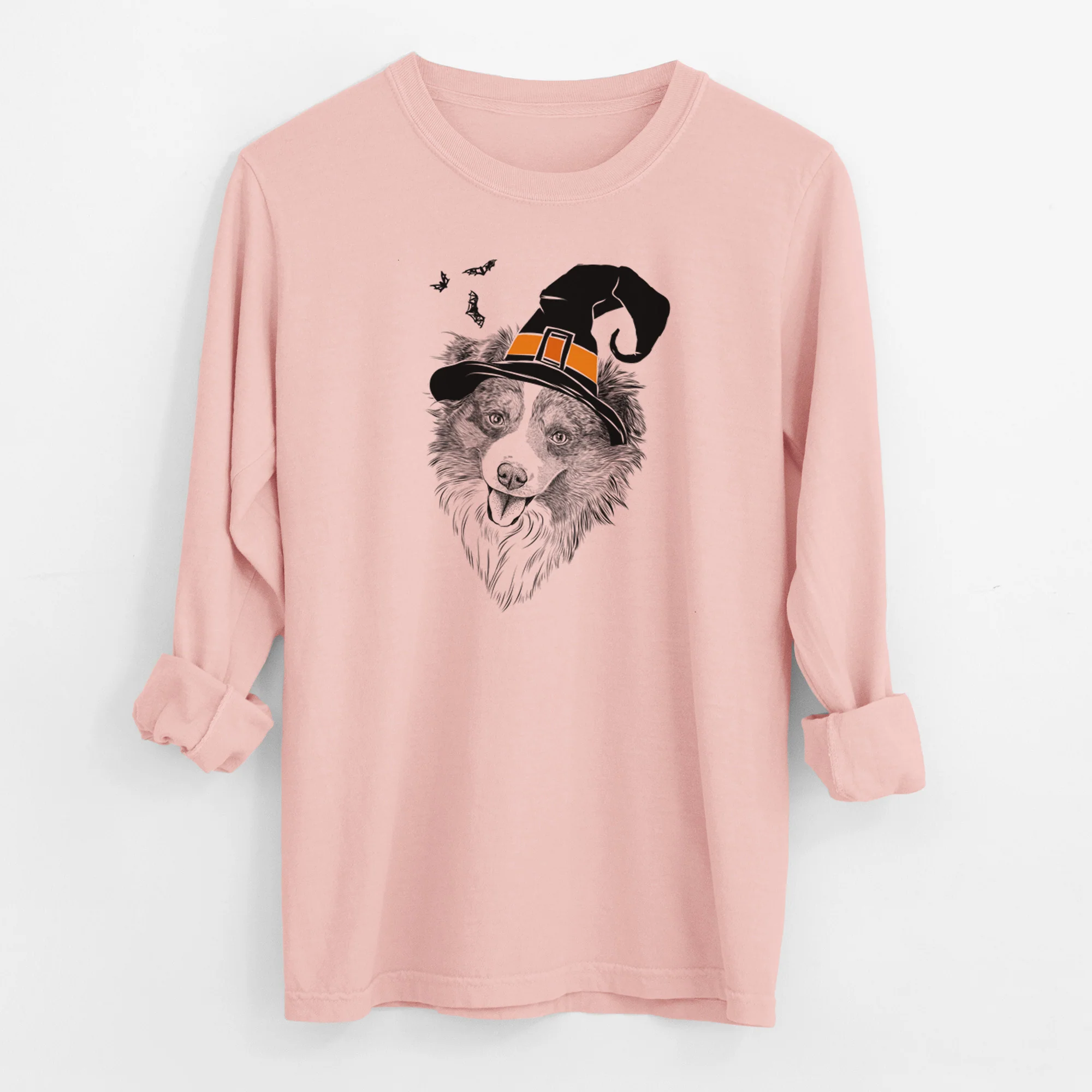 Witch Doc the Mini Aussie - Men's Heavyweight 100% Cotton Long Sleeve - Image 12