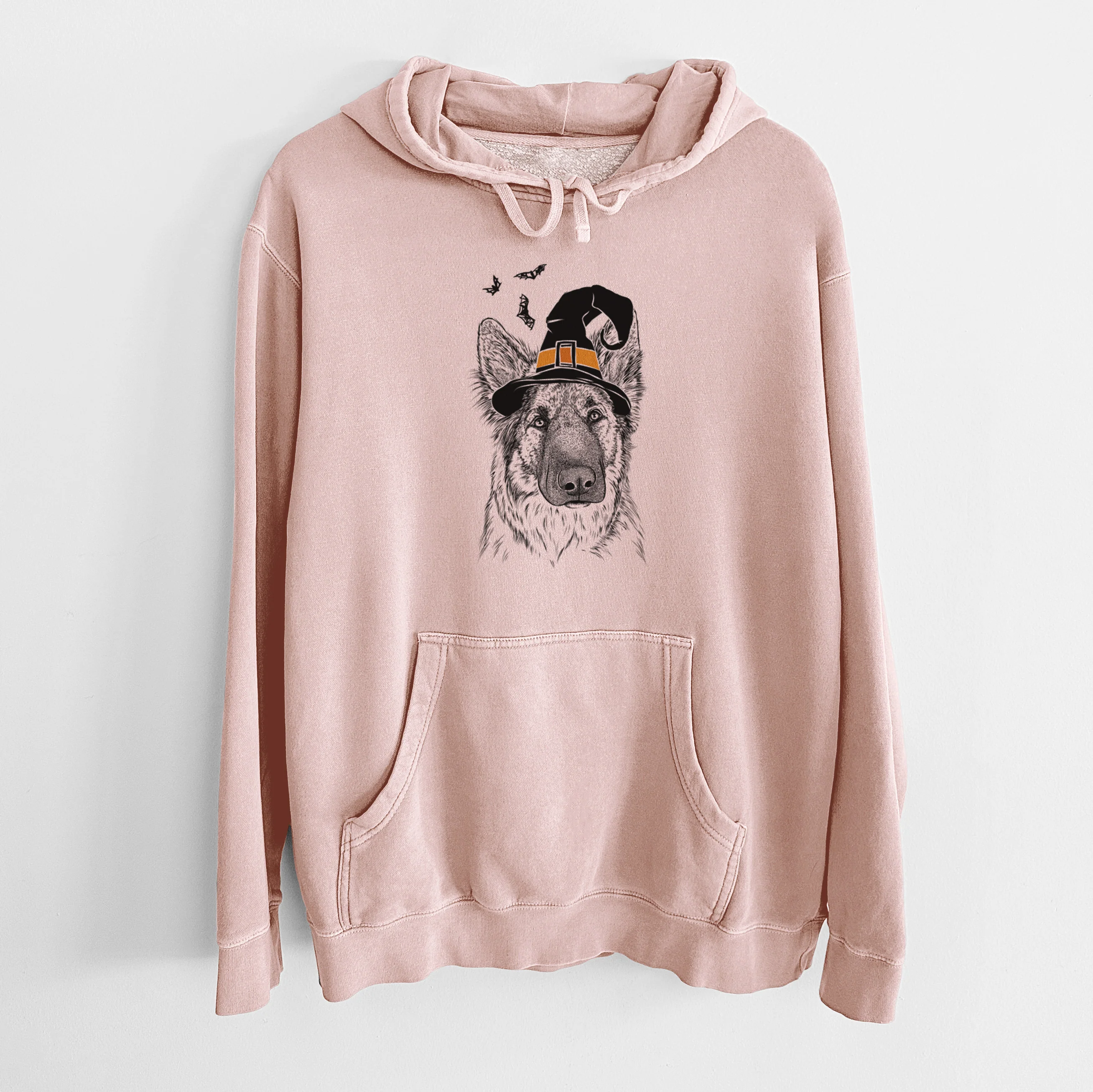 Witch Geddy the Shiloh Shepherd - Unisex Pigment Dyed Hoodie - Image 5