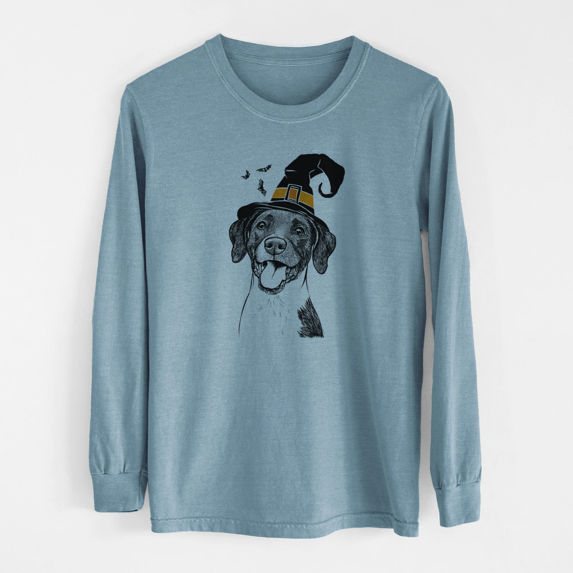 Witch Harper the Mixed Breed - Men's Heavyweight 100% Cotton Long Sleeve - Image 8