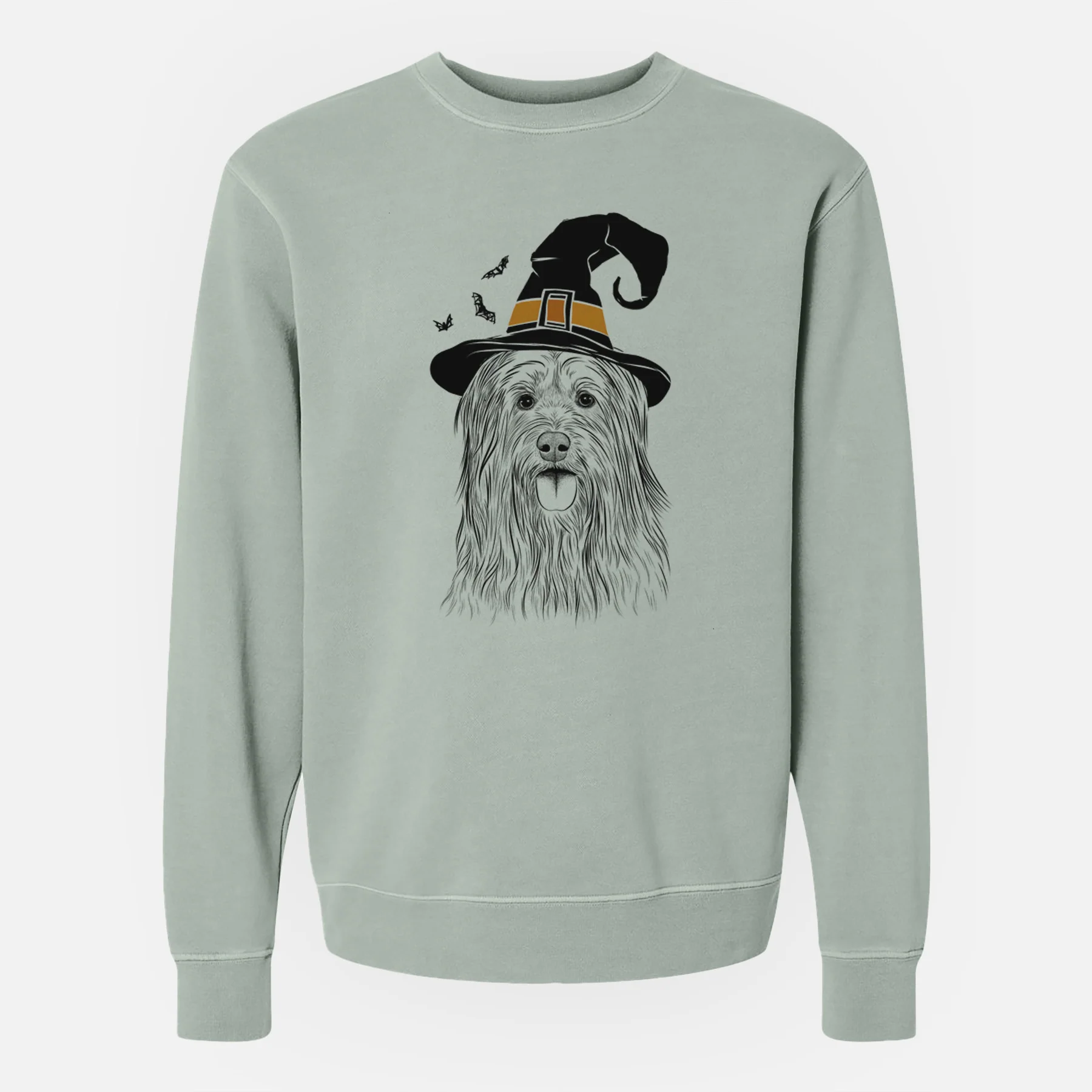 Witch Indy the Korean Sapsali - Unisex Pigment Dyed Crew Sweatshirt - Image 4
