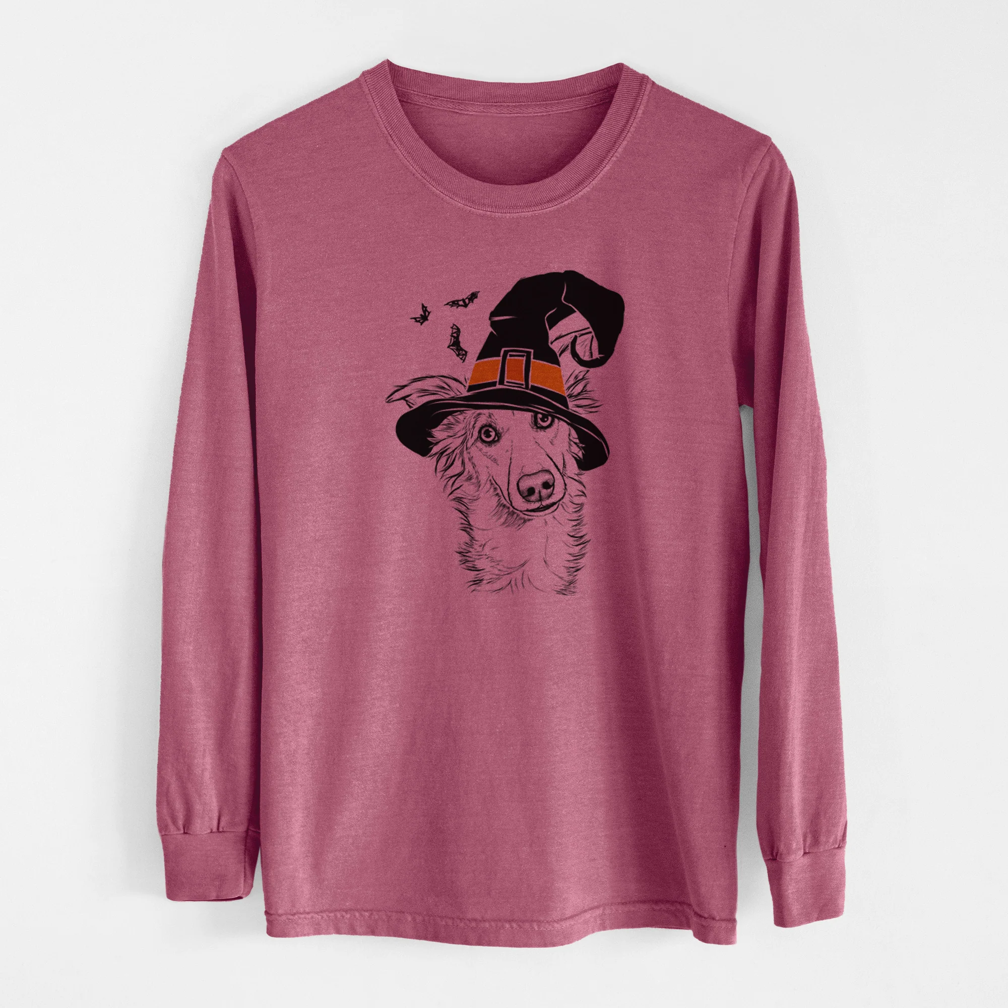 Witch Kyu the Windsprite - Men's Heavyweight 100% Cotton Long Sleeve - Image 11