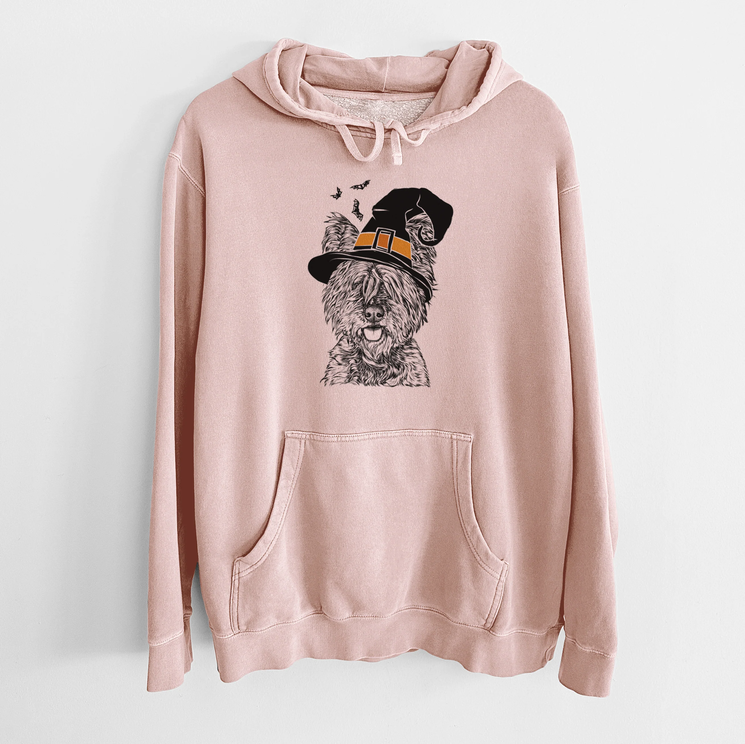 Witch McDuff the Cairn Terrier - Unisex Pigment Dyed Hoodie - Image 5