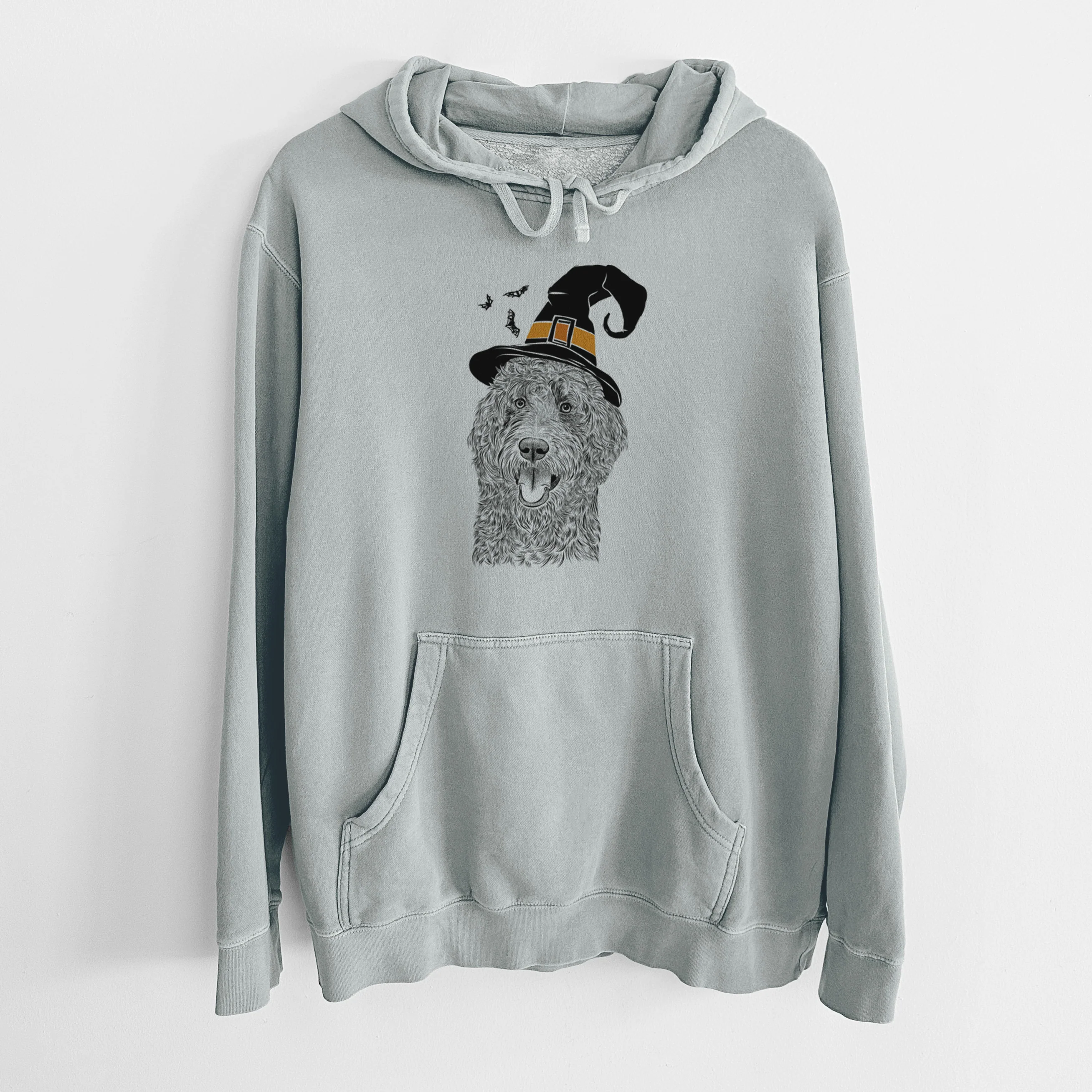 Witch Murr Dog the Labradoodle - Unisex Pigment Dyed Hoodie - Image 6