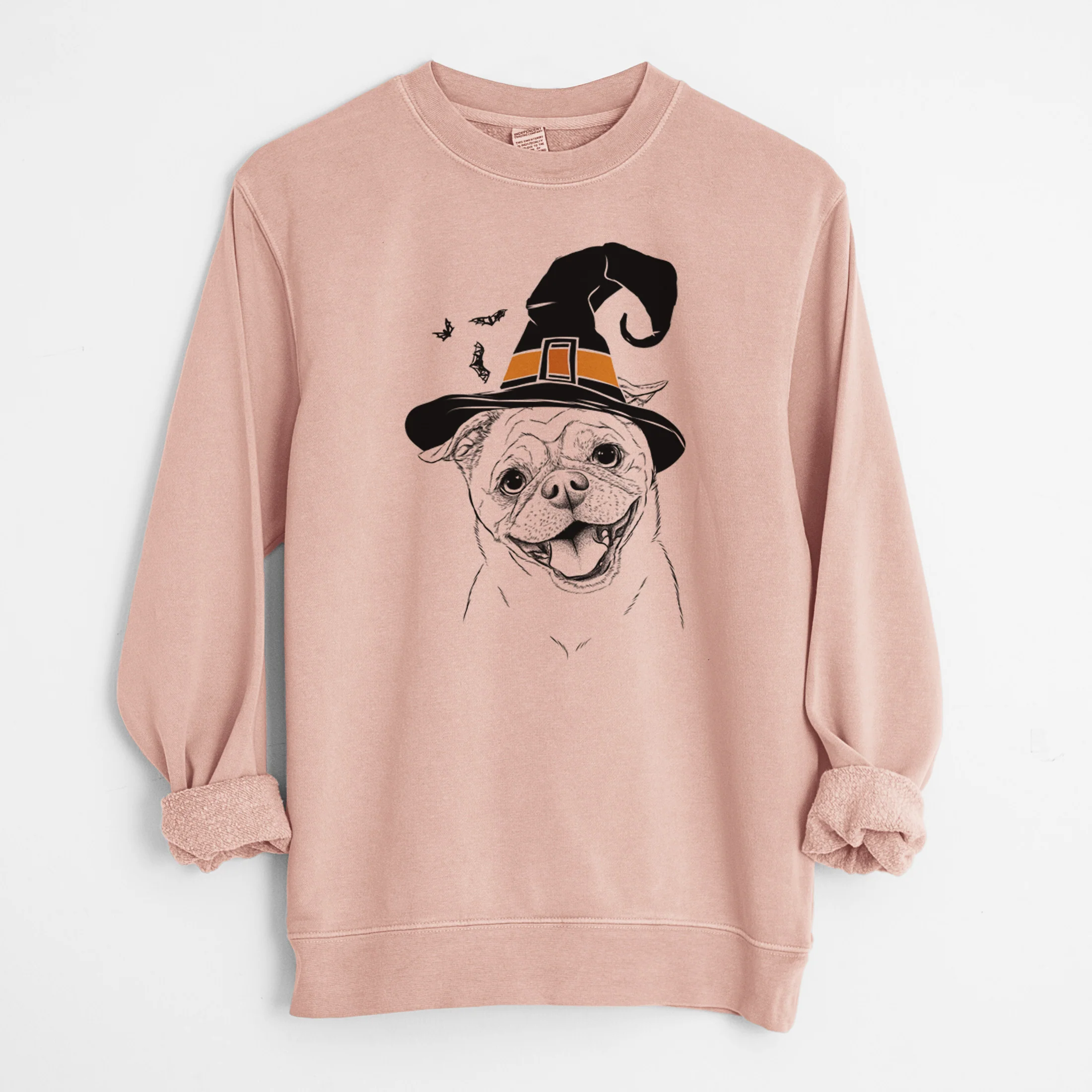Witch Riley the Chug - Unisex Pigment Dyed Crew Sweatshirt - Image 5