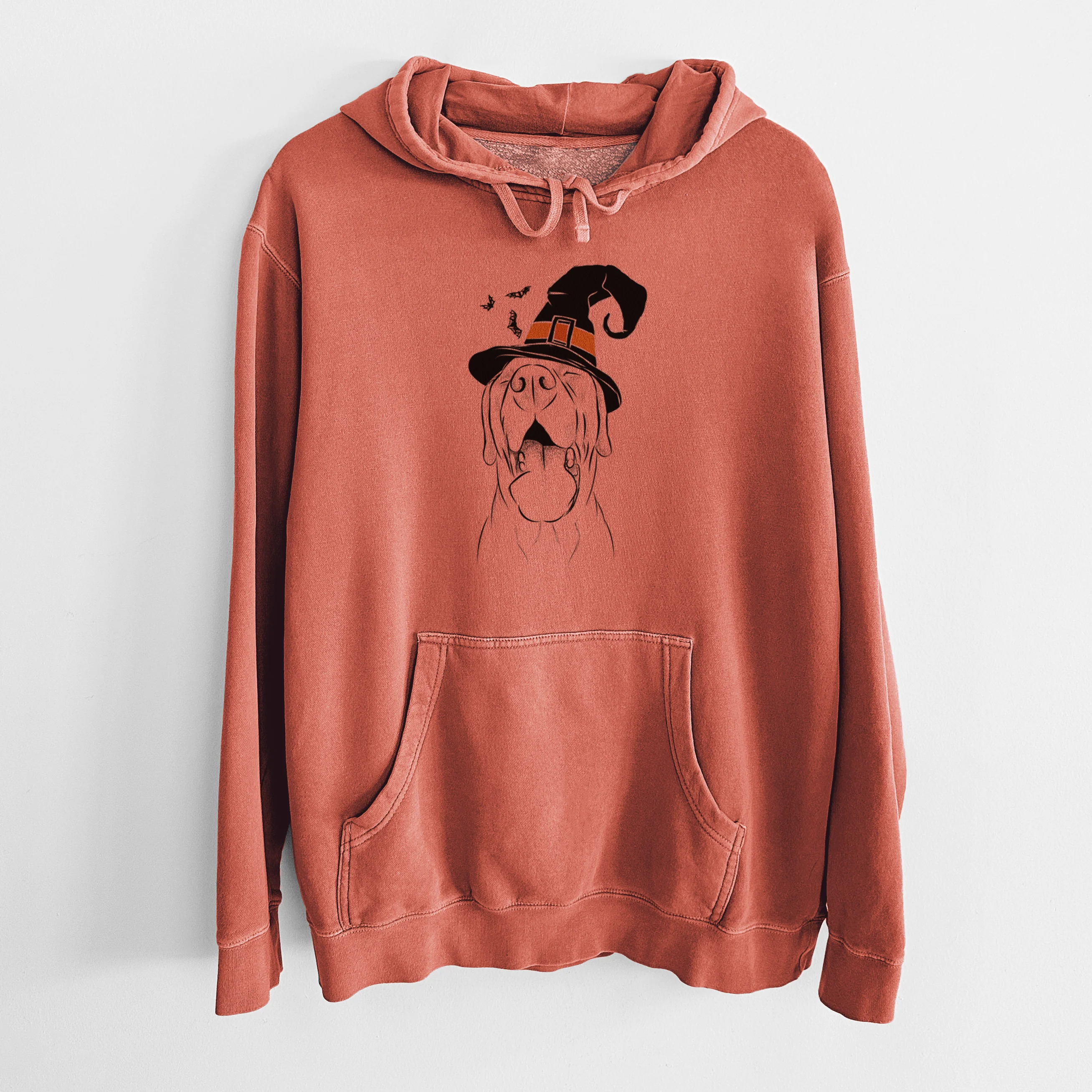 Witch Silly Lilly the Labrador Retriever - Unisex Pigment Dyed Hoodie - Image 7