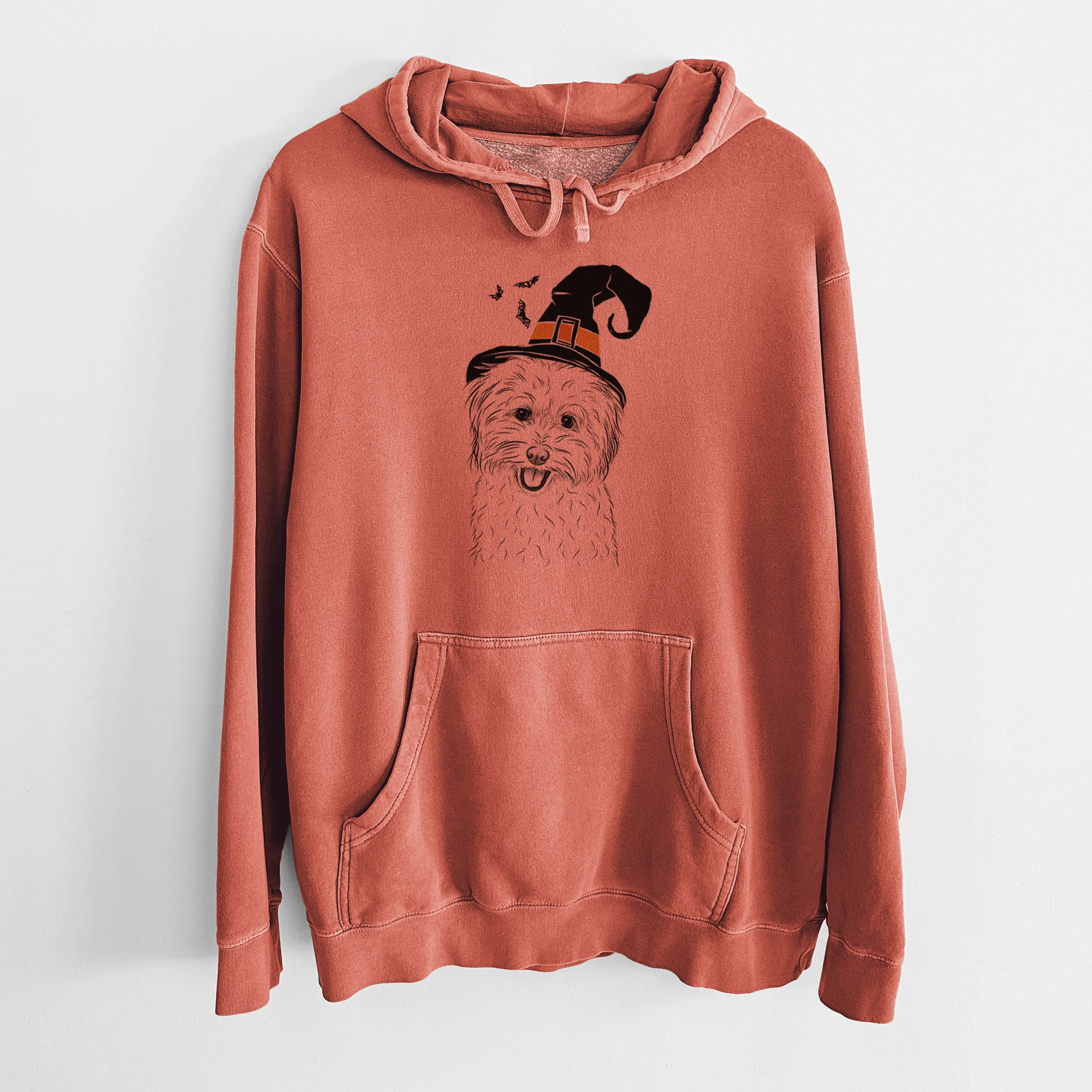 Witch Sophie Quinn the Havanese - Unisex Pigment Dyed Hoodie - Image 7