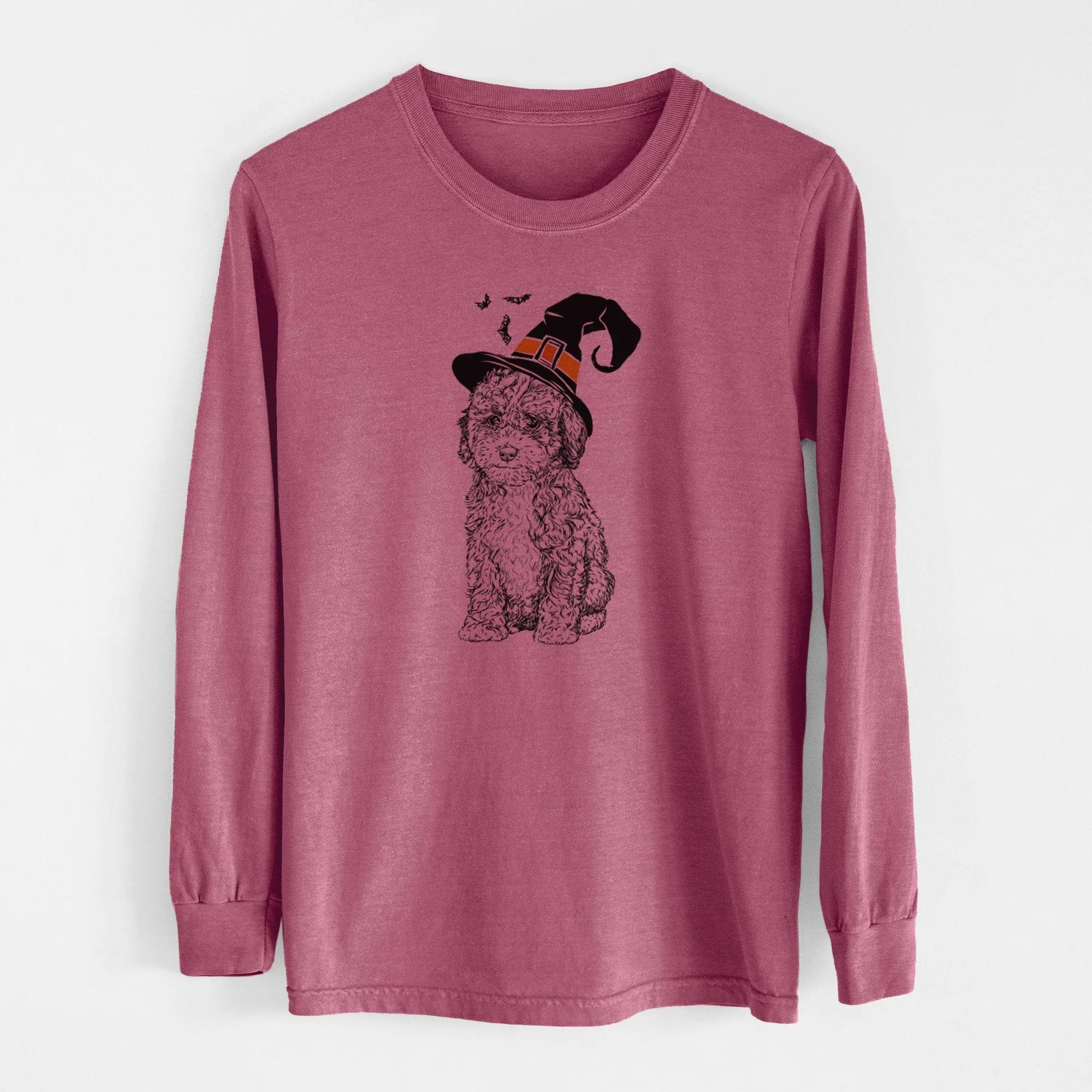 Witch Sweet Tea the Mini Doodle - Men's Heavyweight 100% Cotton Long Sleeve - Image 11