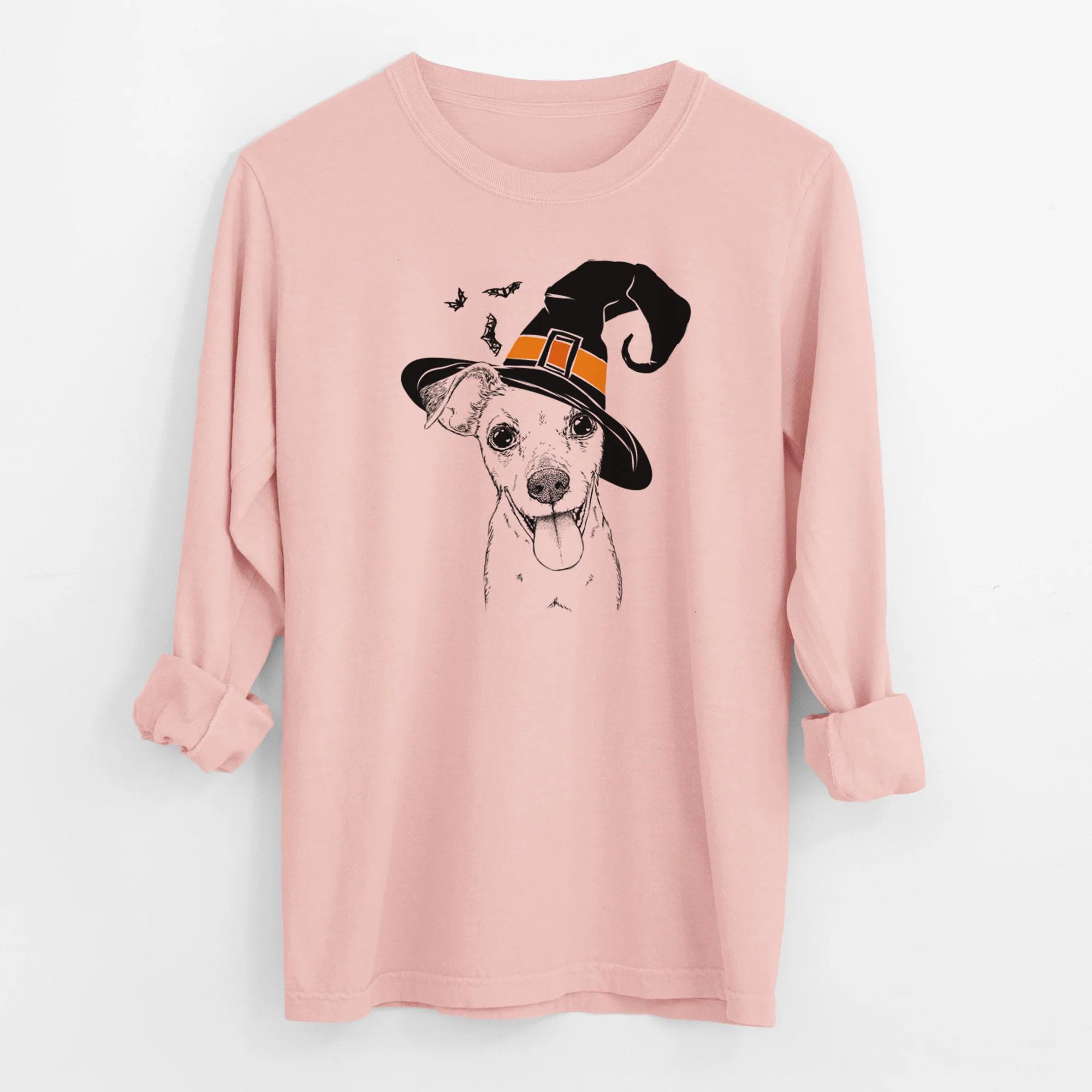 Witch Tyler the Mixed Breed - Men's Heavyweight 100% Cotton Long Sleeve - Image 12