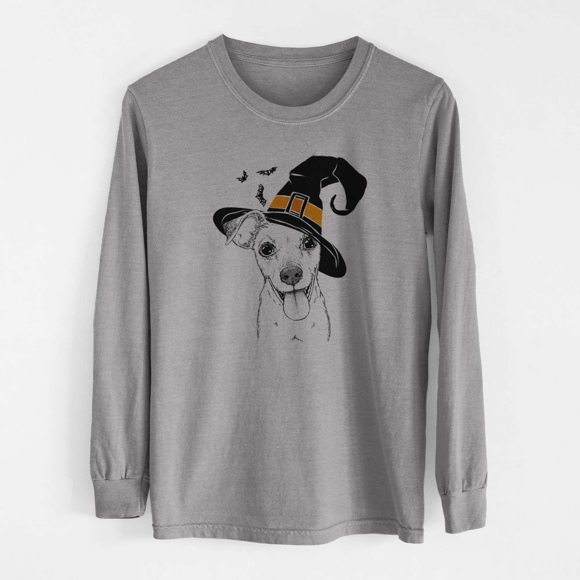 Witch Tyler the Mixed Breed - Men's Heavyweight 100% Cotton Long Sleeve - Image 7