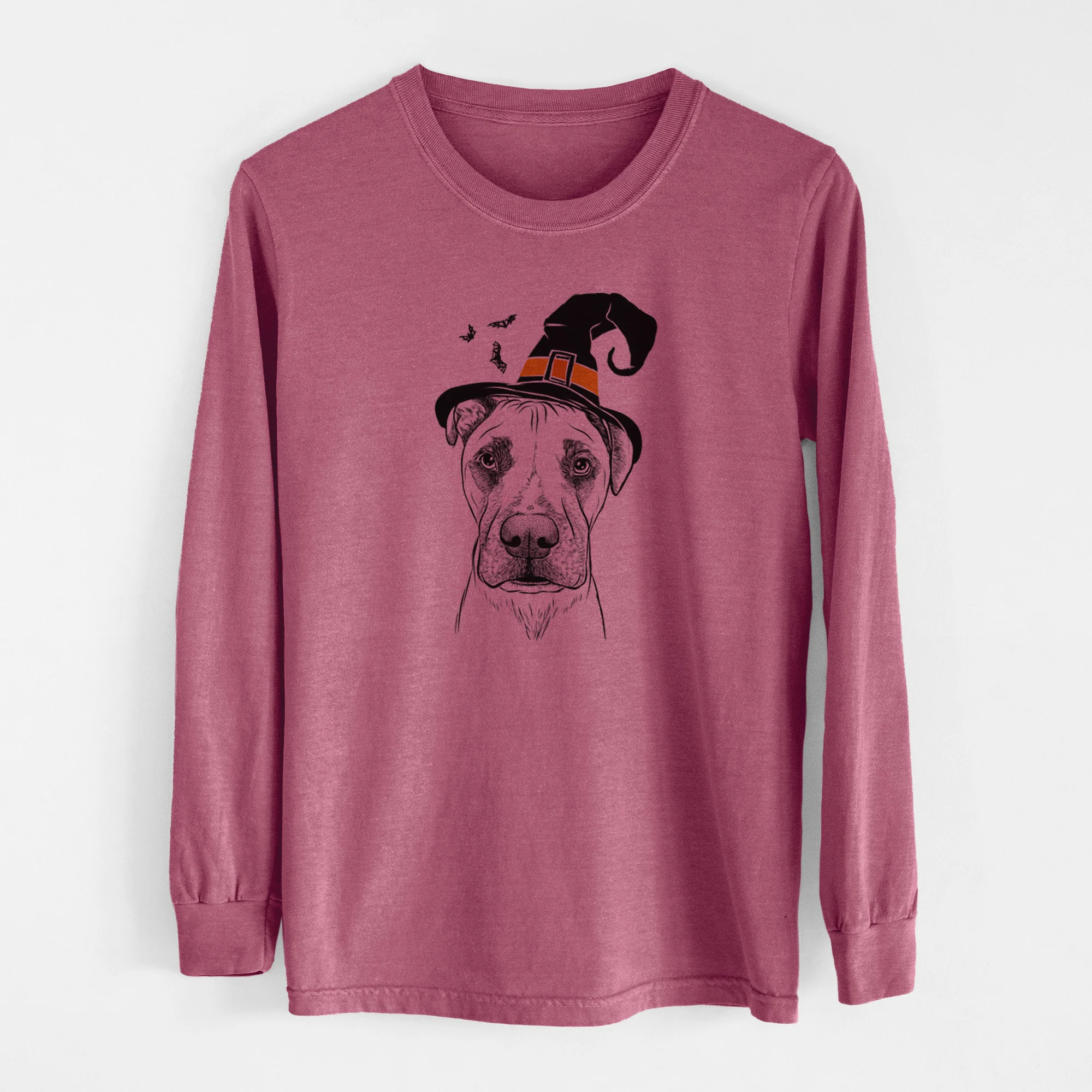 Witch Waylon the Boxane - Men's Heavyweight 100% Cotton Long Sleeve - Image 11